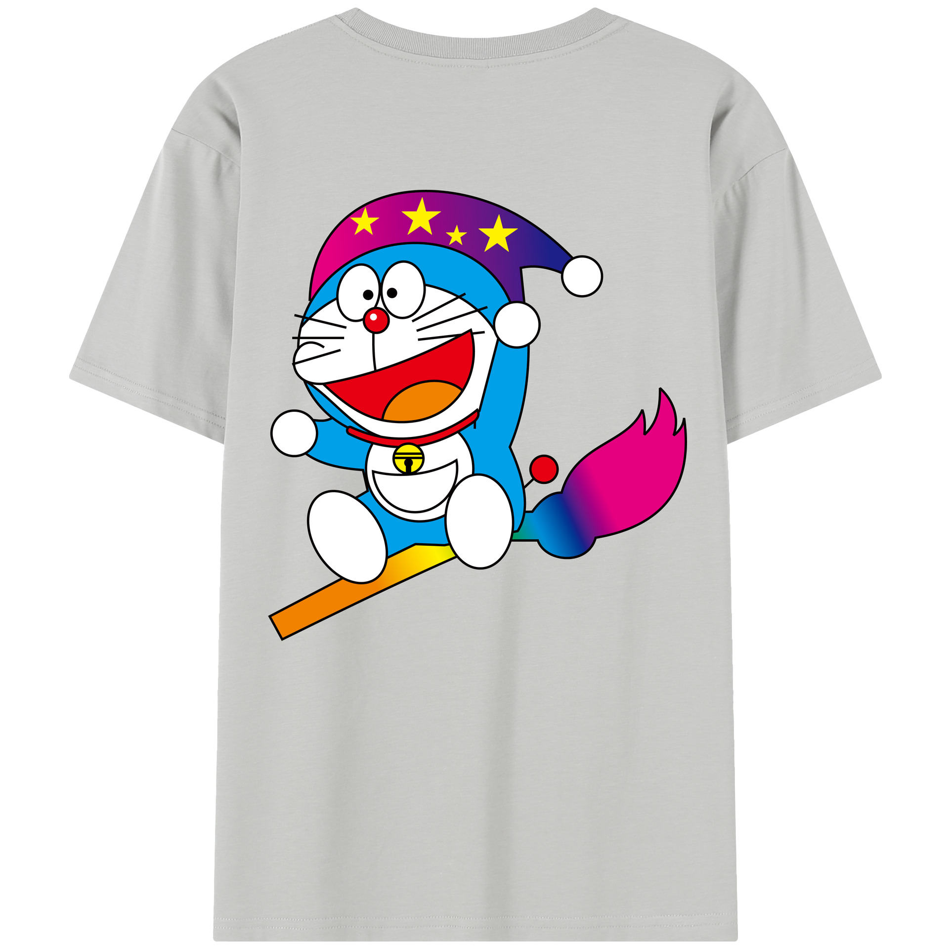 （画像用） ドラえもん Doraemon レディース半袖Tシャツ(バックプリント)