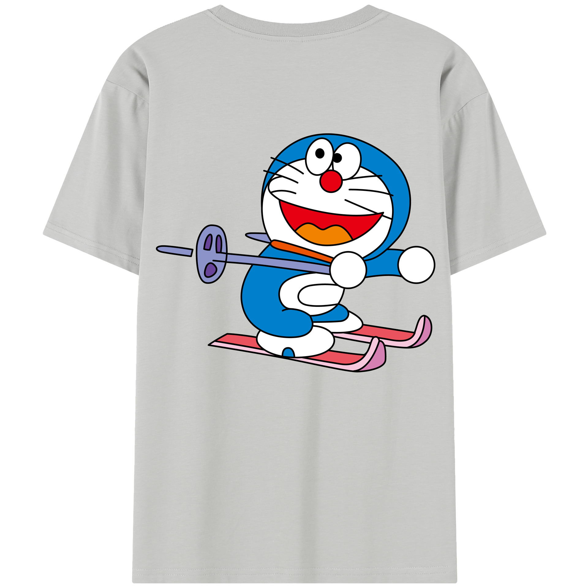 （画像用） ドラえもん Doraemon レディース半袖Tシャツ(バックプリント)