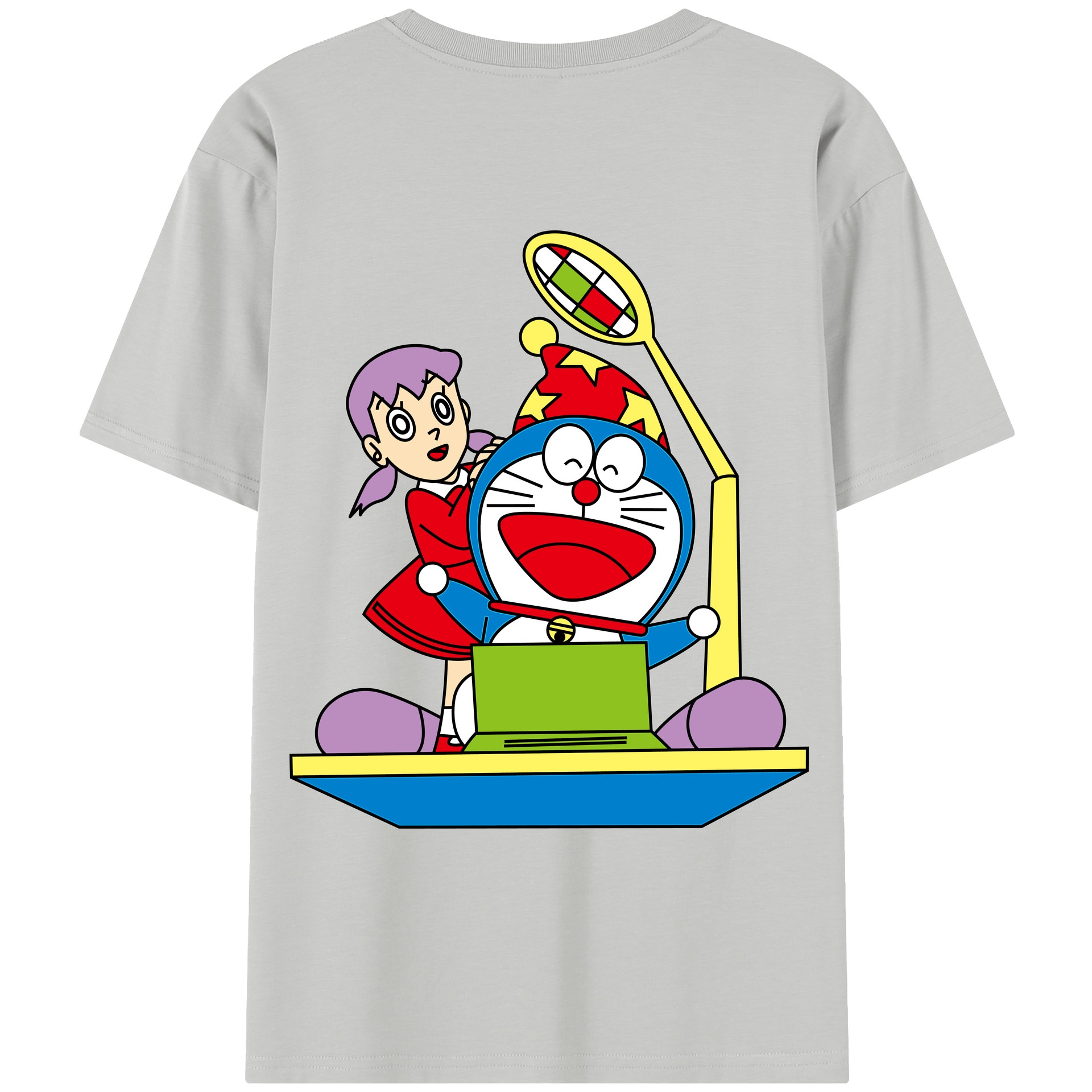 （画像用） ドラえもん みなもと しずか Doraemon Shizuka Minamoto レディース半袖Tシャツ(バックプリント)