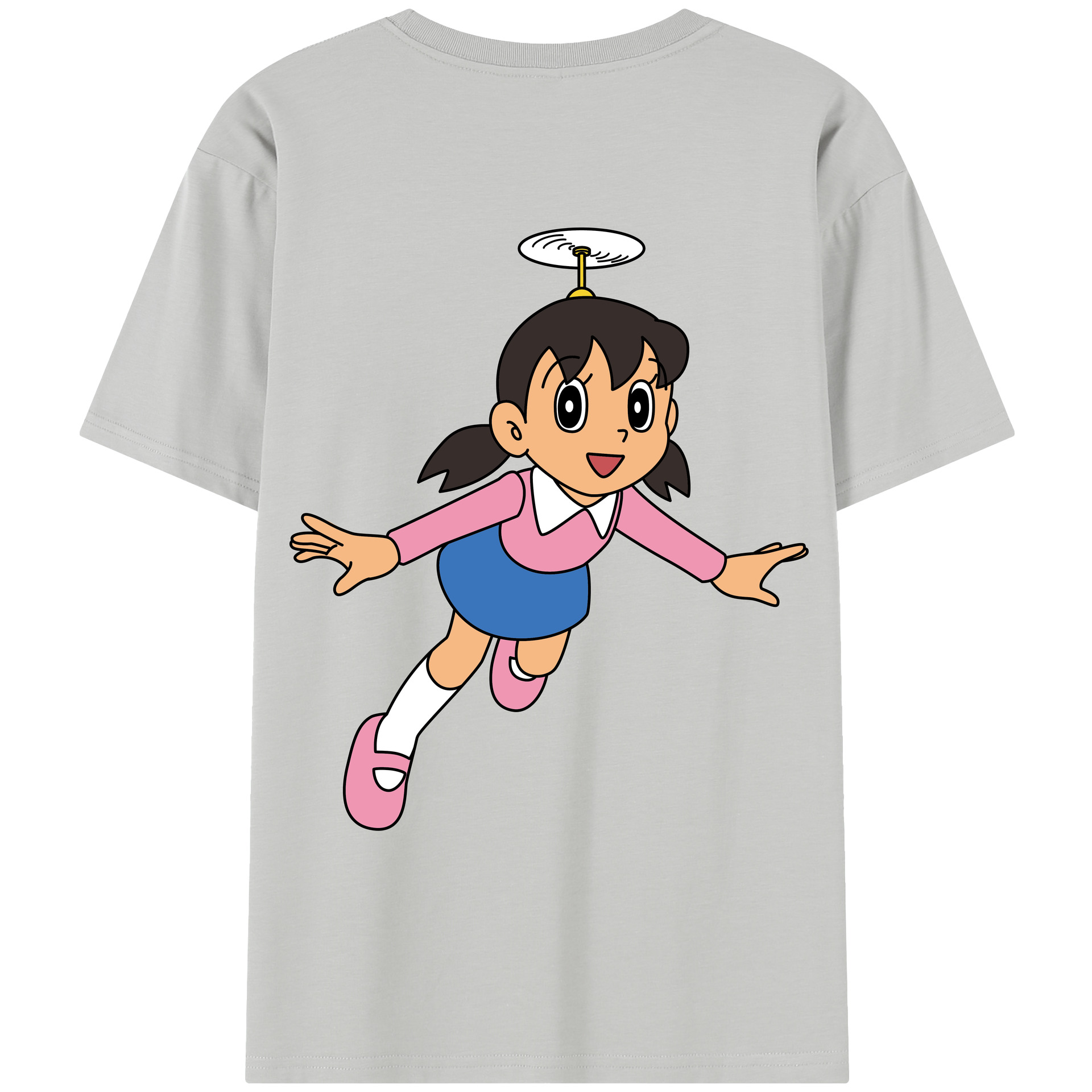 （画像用） ドラえもん みなもと しずか Doraemon Shizuka Minamoto レディース半袖Tシャツ(バックプリント)