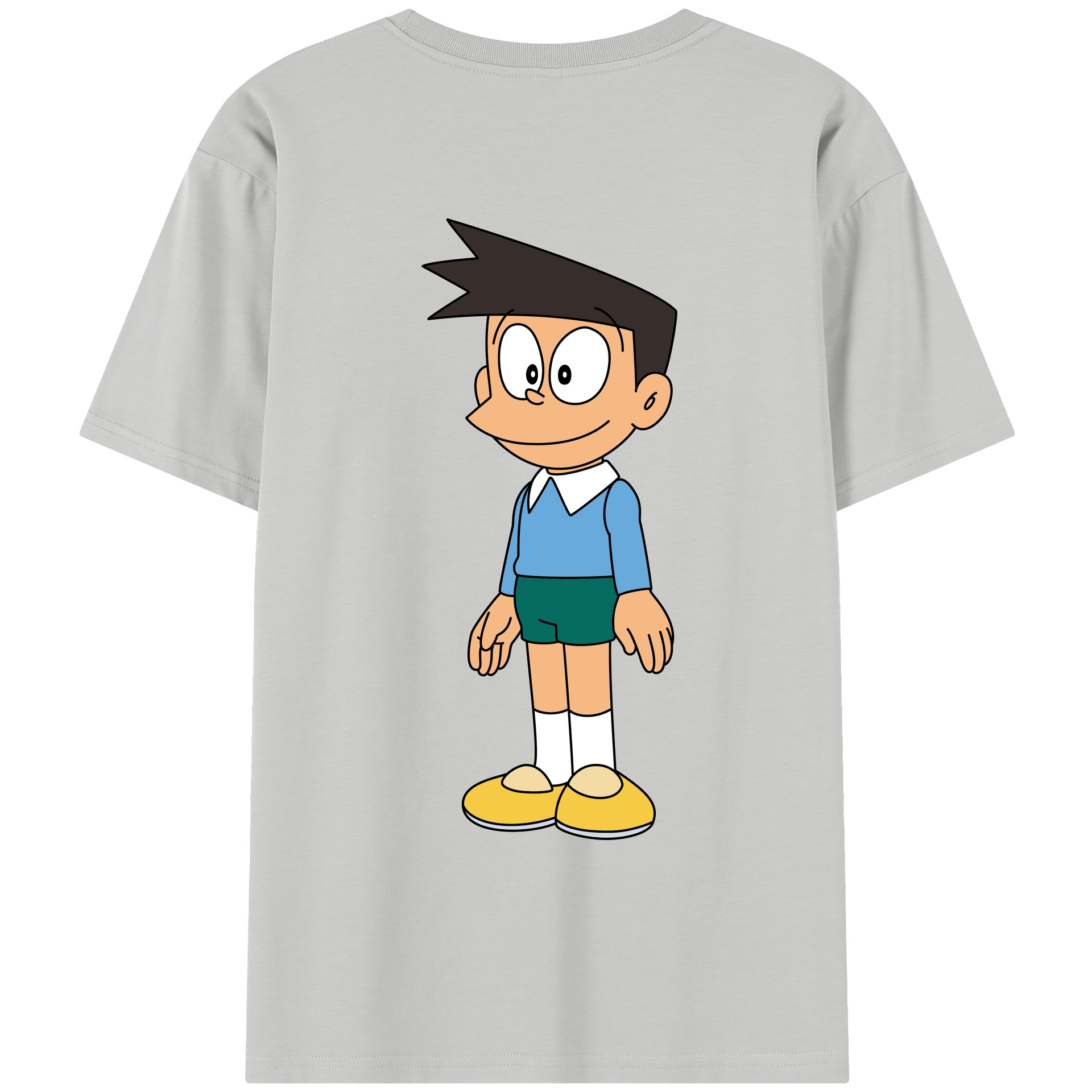 （画像用） ドラえもん 骨川 スネ夫 Doraemon Honekawa Suneo レディース半袖Tシャツ(バックプリント)