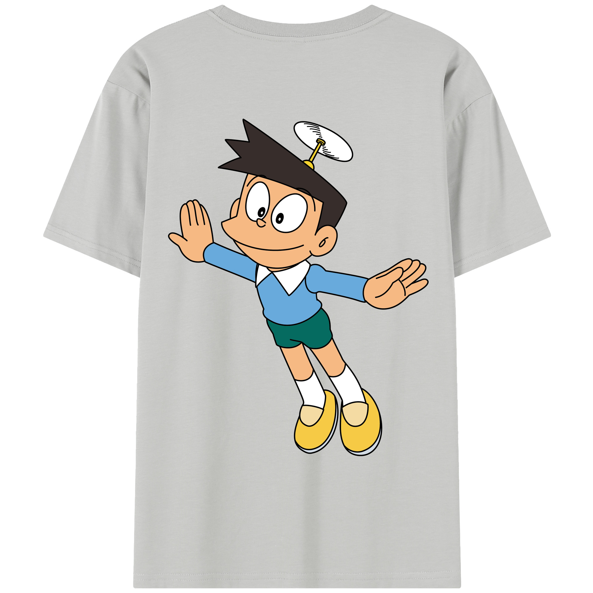 （画像用） ドラえもん 骨川 スネ夫 Doraemon Honekawa Suneo レディース半袖Tシャツ(バックプリント)