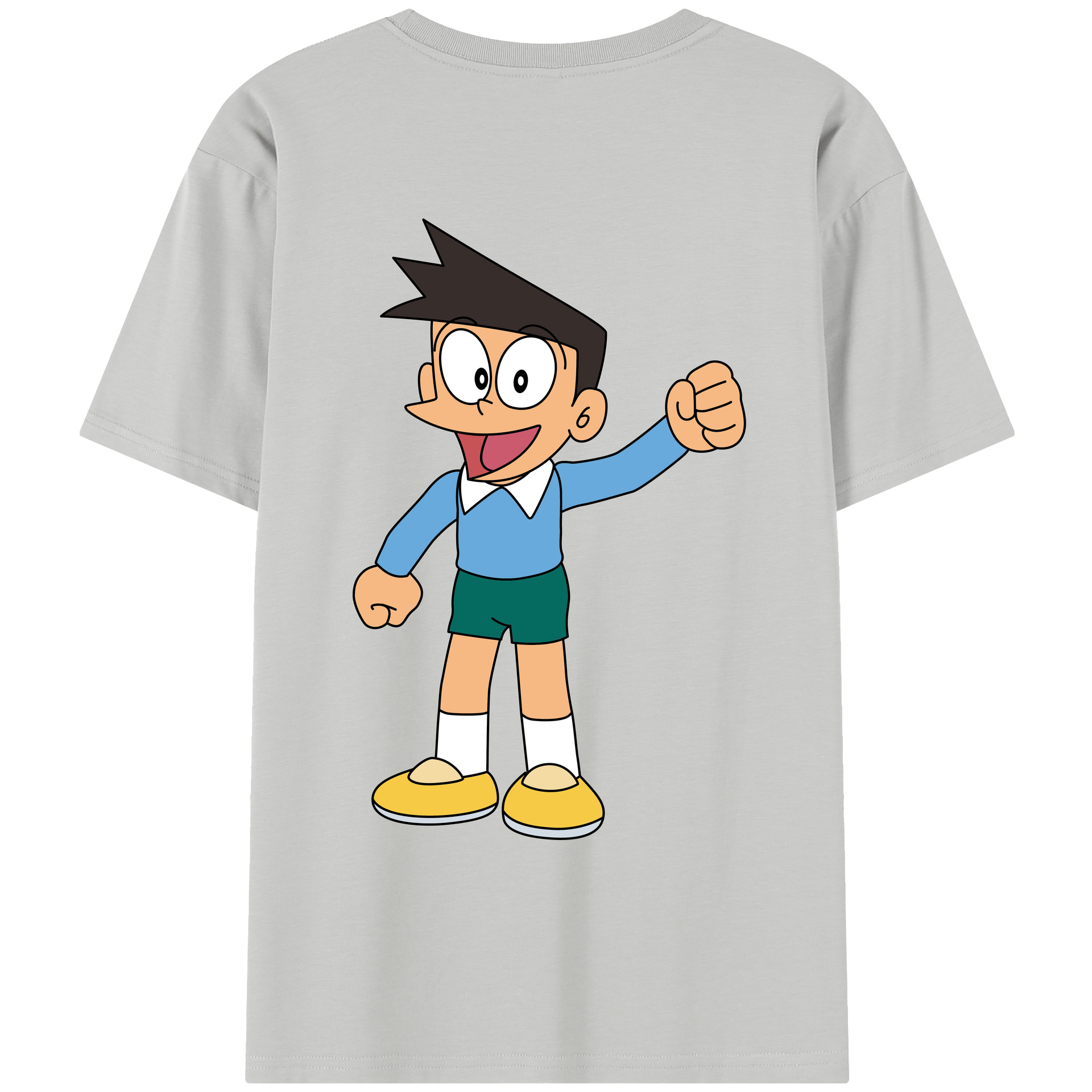 （画像用） ドラえもん 骨川 スネ夫 Doraemon Honekawa Suneo レディース半袖Tシャツ(バックプリント)