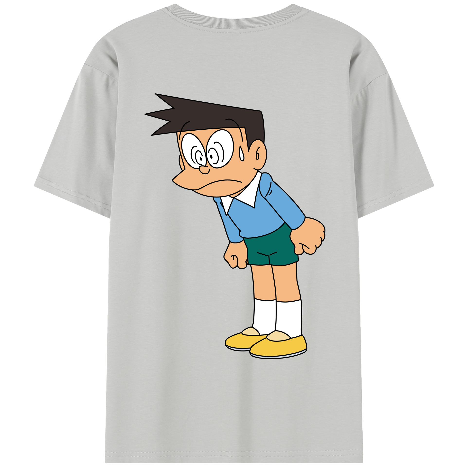 （画像用） ドラえもん 骨川 スネ夫 Doraemon Honekawa Suneo レディース半袖Tシャツ(バックプリント)