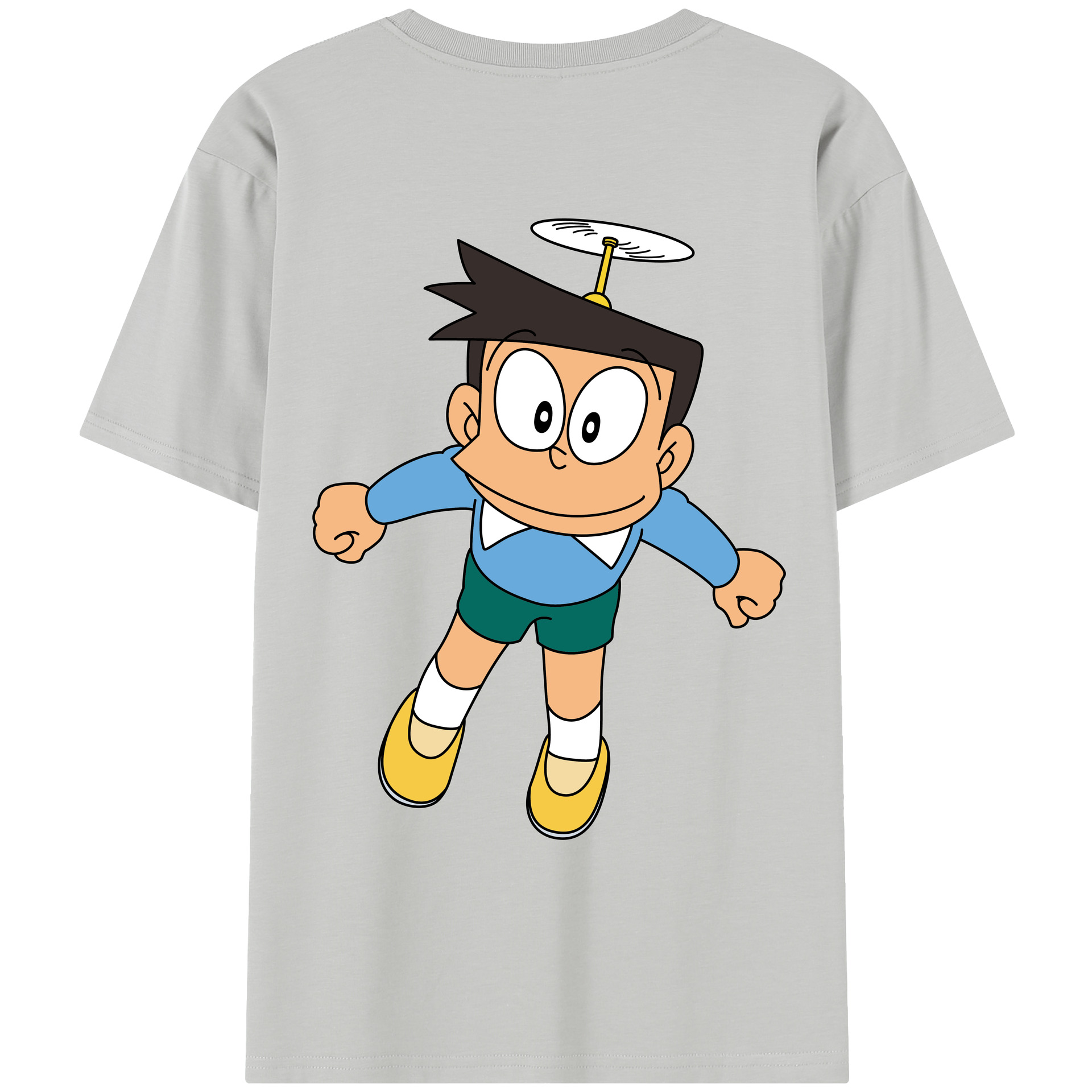 （画像用） ドラえもん 骨川 スネ夫 Doraemon Honekawa Suneo レディース半袖Tシャツ(バックプリント)