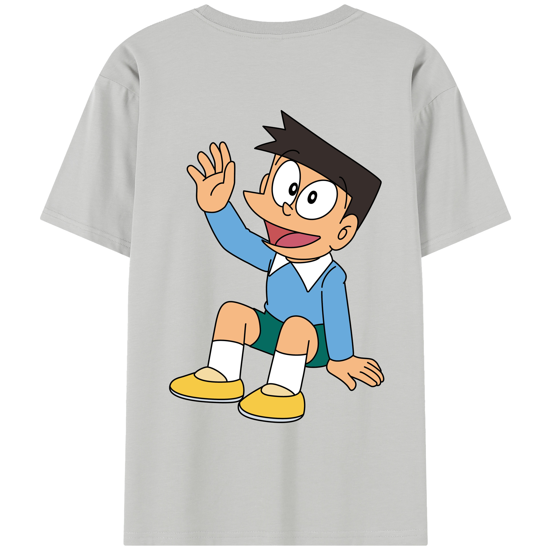 （画像用） ドラえもん 骨川 スネ夫 Doraemon Honekawa Suneo レディース半袖Tシャツ(バックプリント)