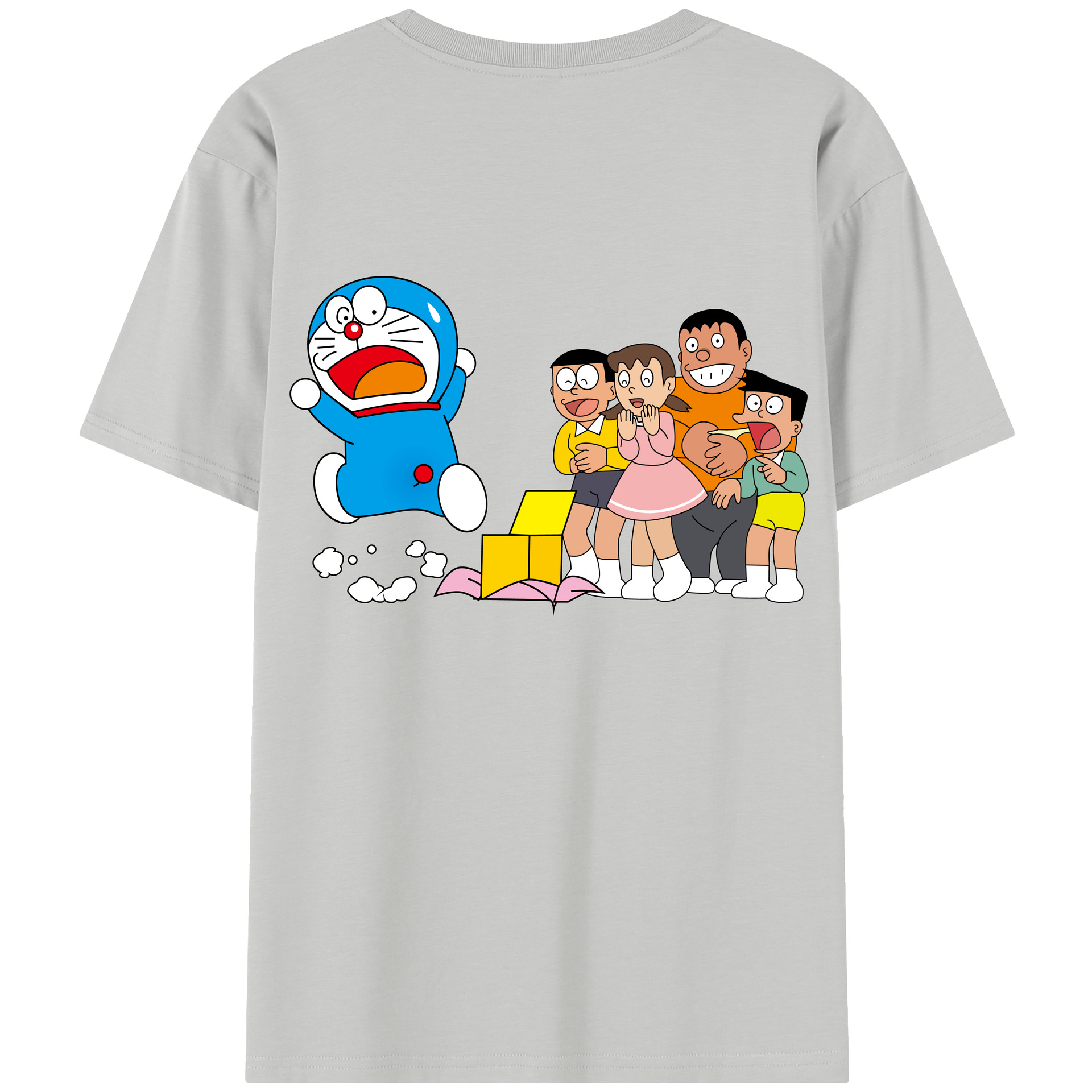 （画像用） ドラえもん 骨川 スネ夫 Doraemon Honekawa Suneo レディース半袖Tシャツ(バックプリント)