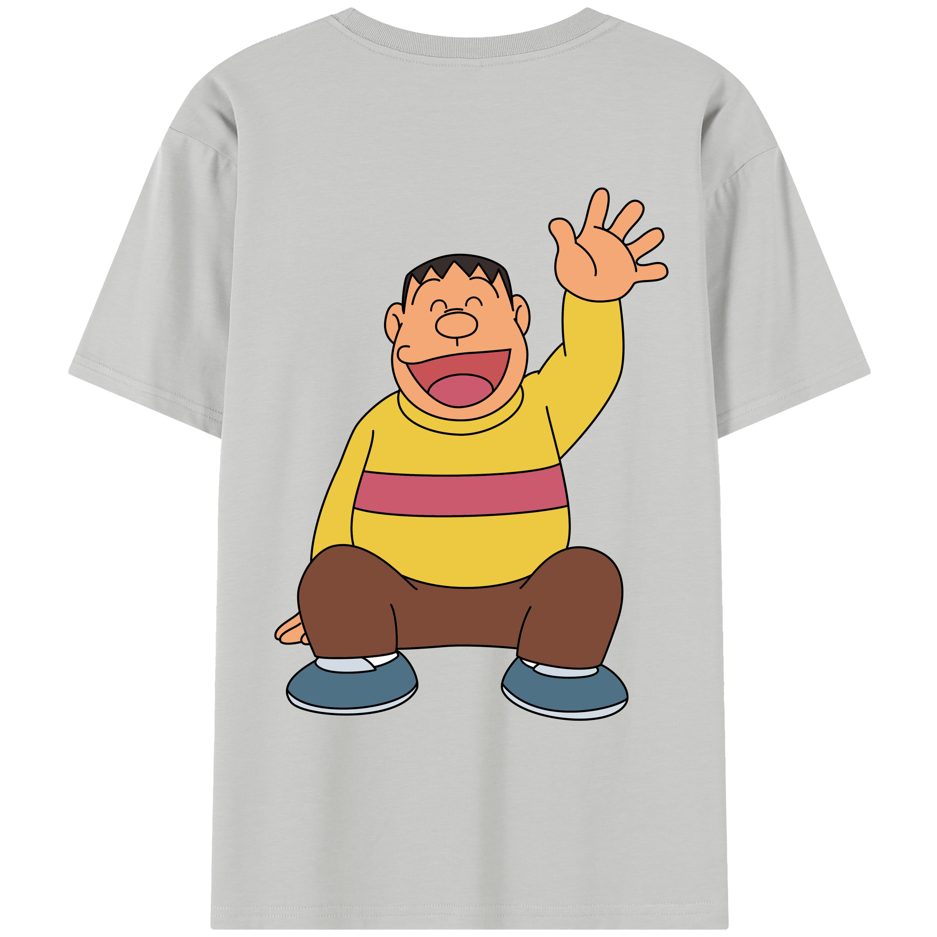 （画像用） ドラえもん 剛田武 Doraemon Gouta Takeshi レディース半袖Tシャツ(バックプリント)