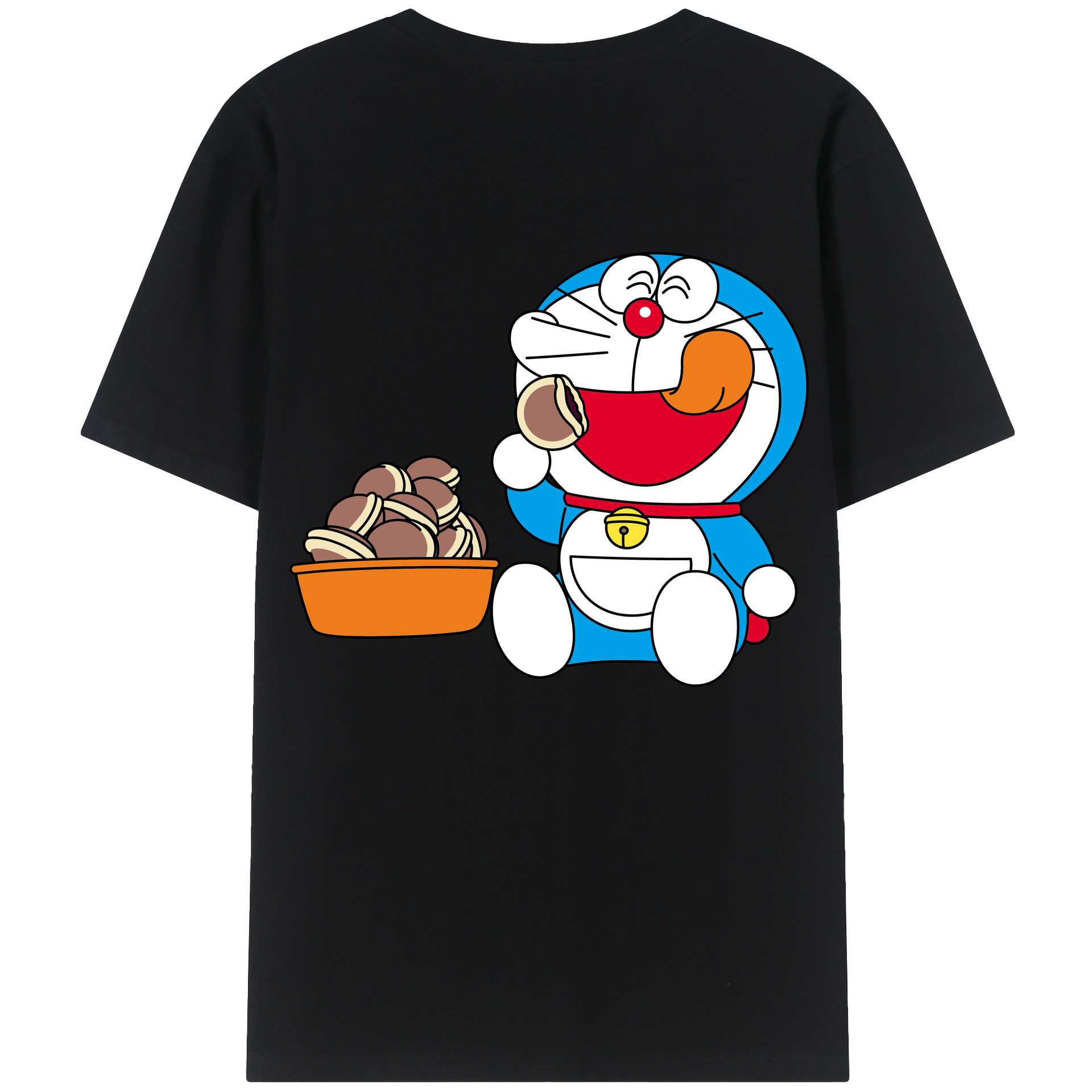 （画像用） ドラえもん Doraemon レディース半袖Tシャツ(バックプリント)