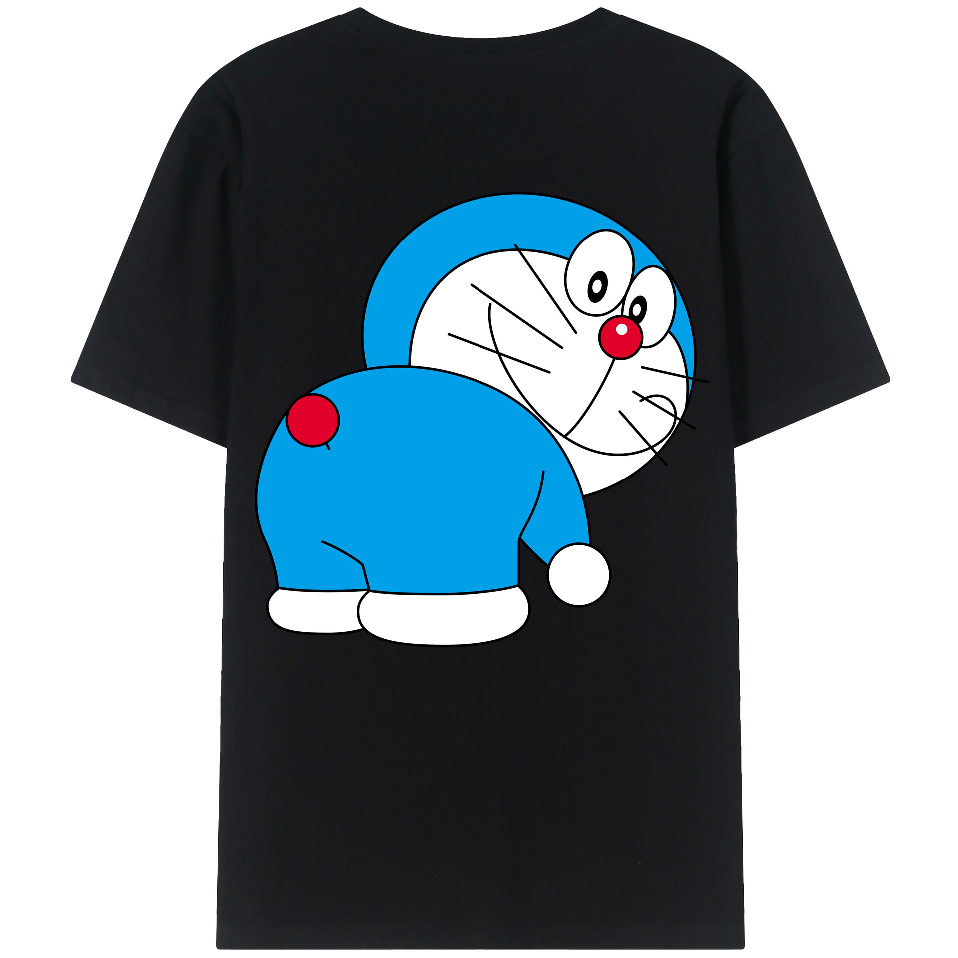 （画像用） ドラえもん Doraemon レディース半袖Tシャツ(バックプリント)