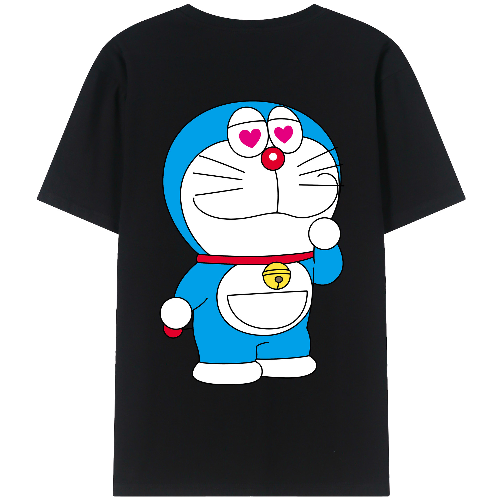 （画像用） ドラえもん Doraemon レディース半袖Tシャツ(バックプリント)