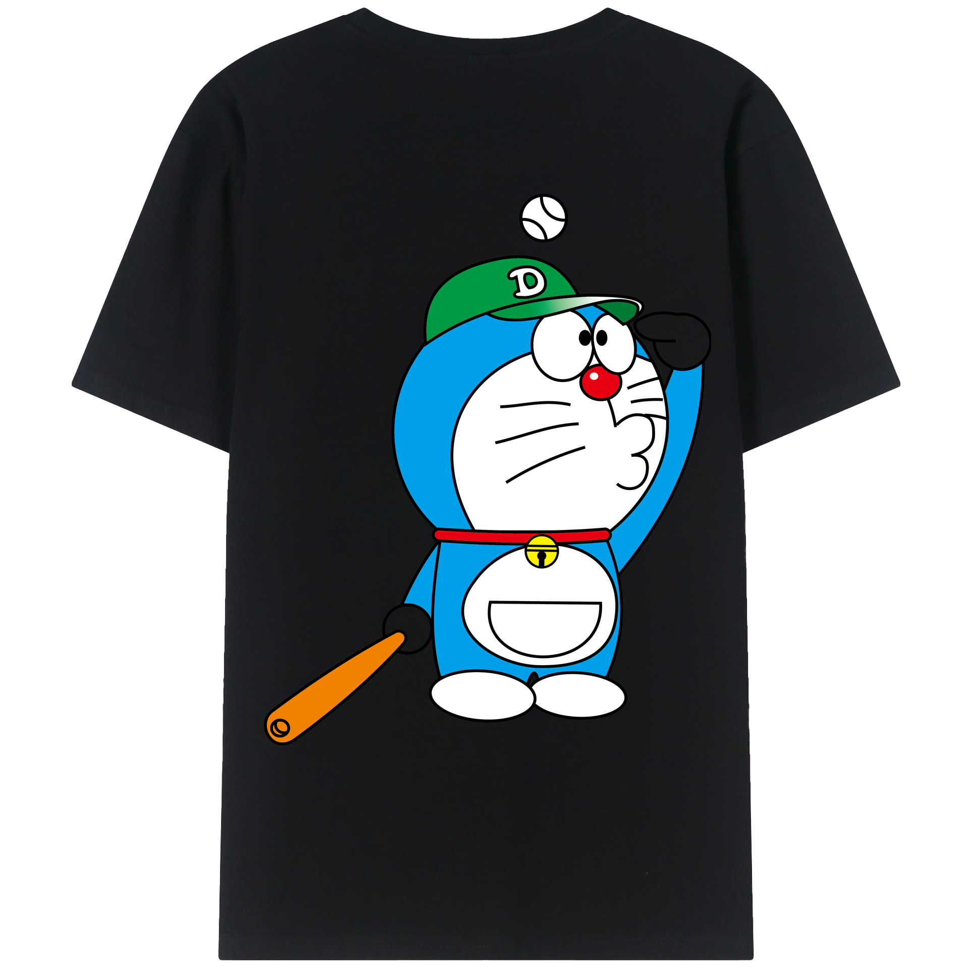 （画像用） ドラえもん Doraemon レディース半袖Tシャツ(バックプリント)