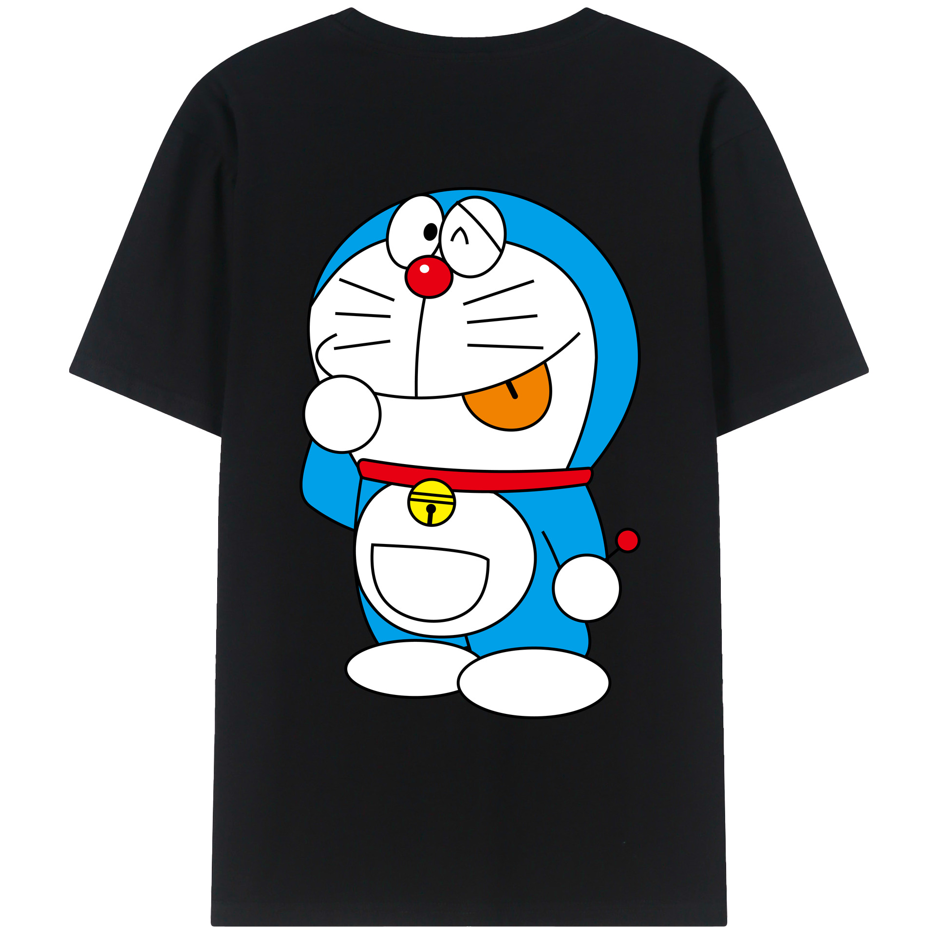 （画像用） ドラえもん Doraemon レディース半袖Tシャツ(バックプリント)
