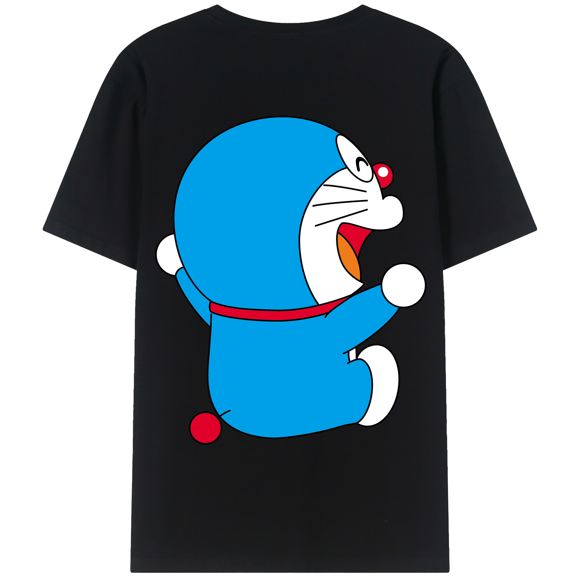 （画像用） ドラえもん Doraemon レディース半袖Tシャツ(バックプリント)