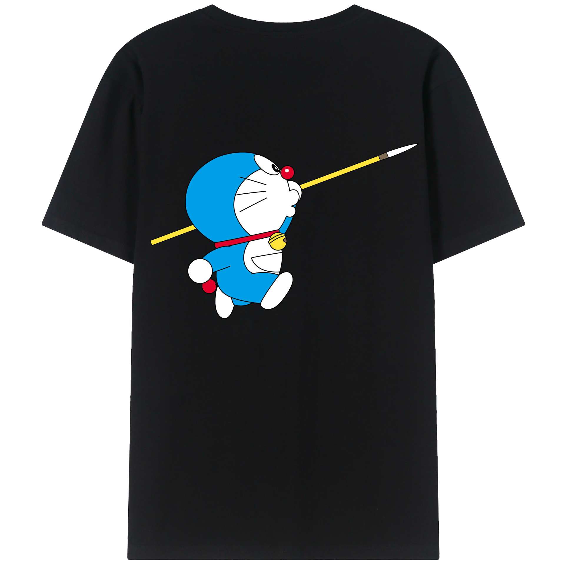 （画像用） ドラえもん Doraemon レディース半袖Tシャツ(バックプリント)
