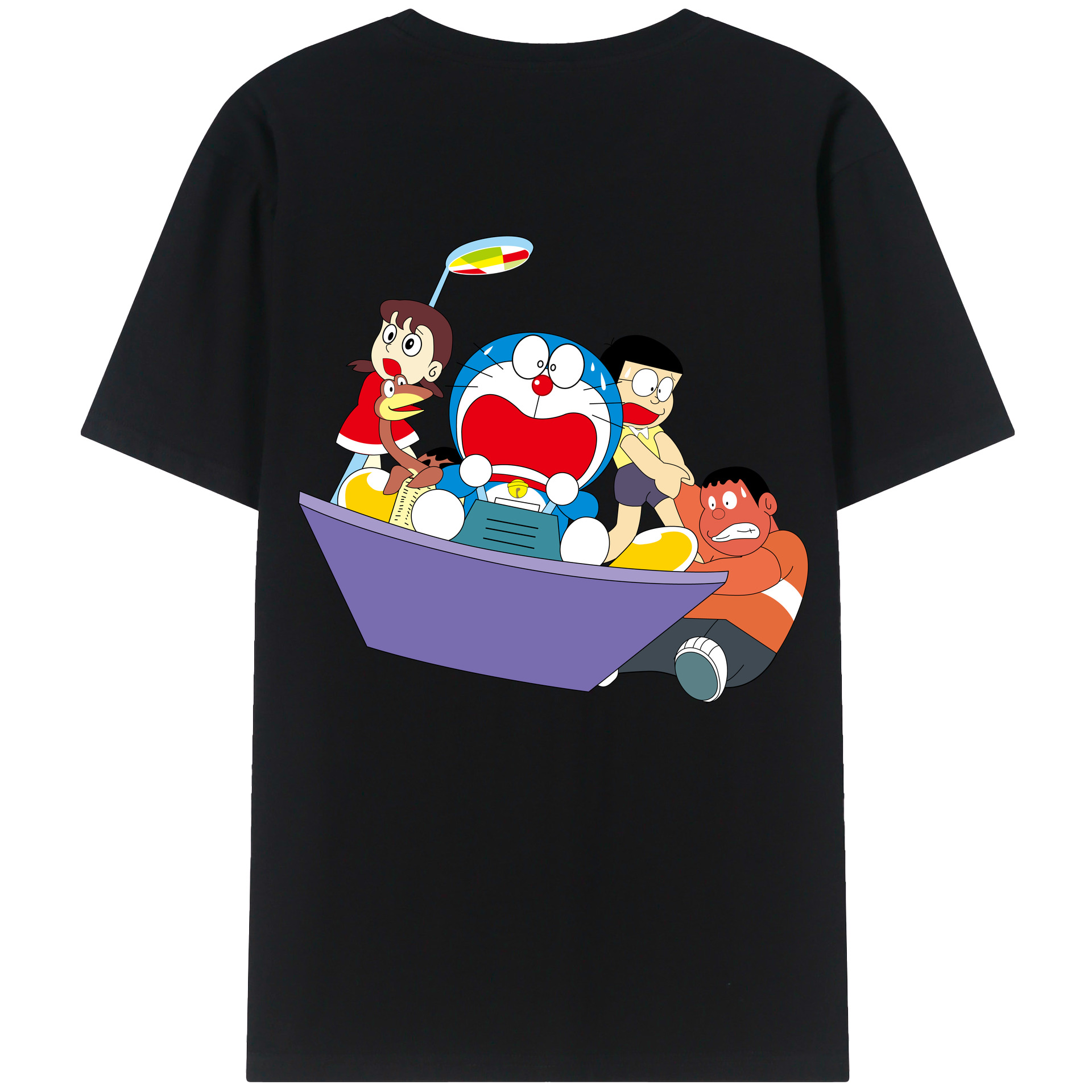 （画像用） ドラえもん Doraemon レディース半袖Tシャツ(バックプリント)