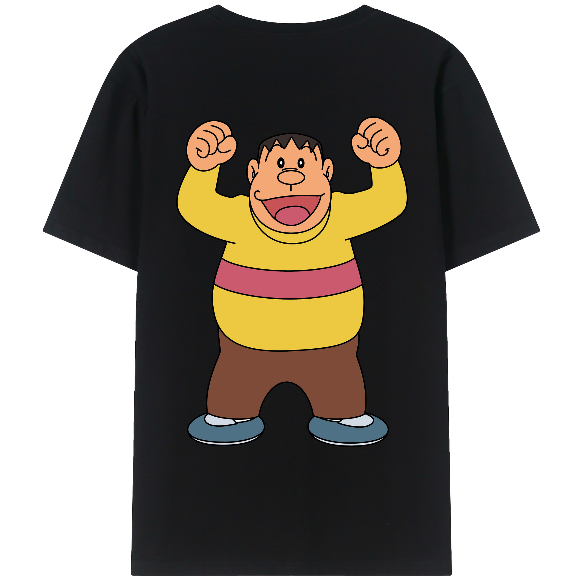 （画像用） ドラえもん 剛田武 Doraemon Gouta Takeshi レディース半袖Tシャツ(バックプリント)