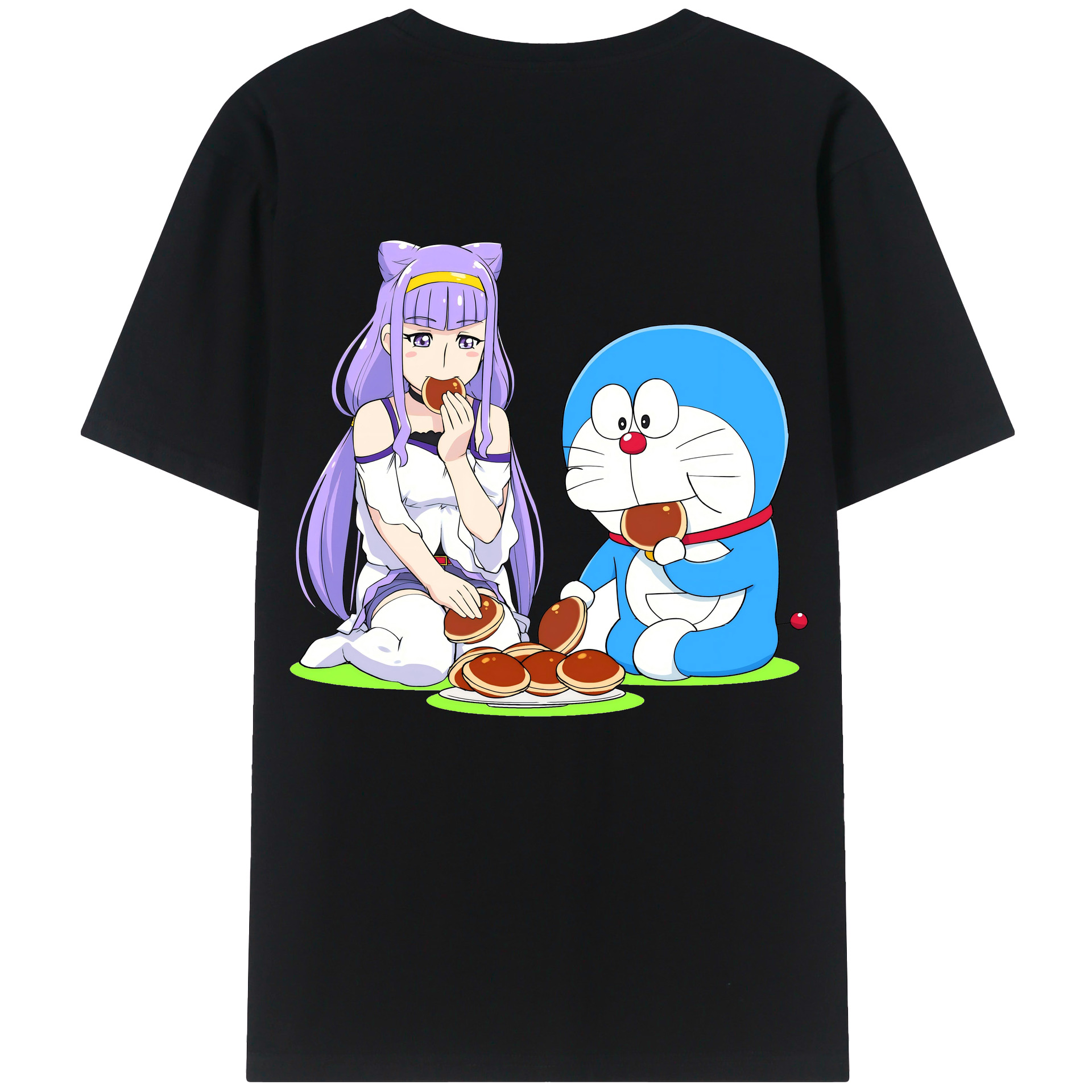 （画像用） ドラえもん Doraemon レディース半袖Tシャツ(バックプリント)