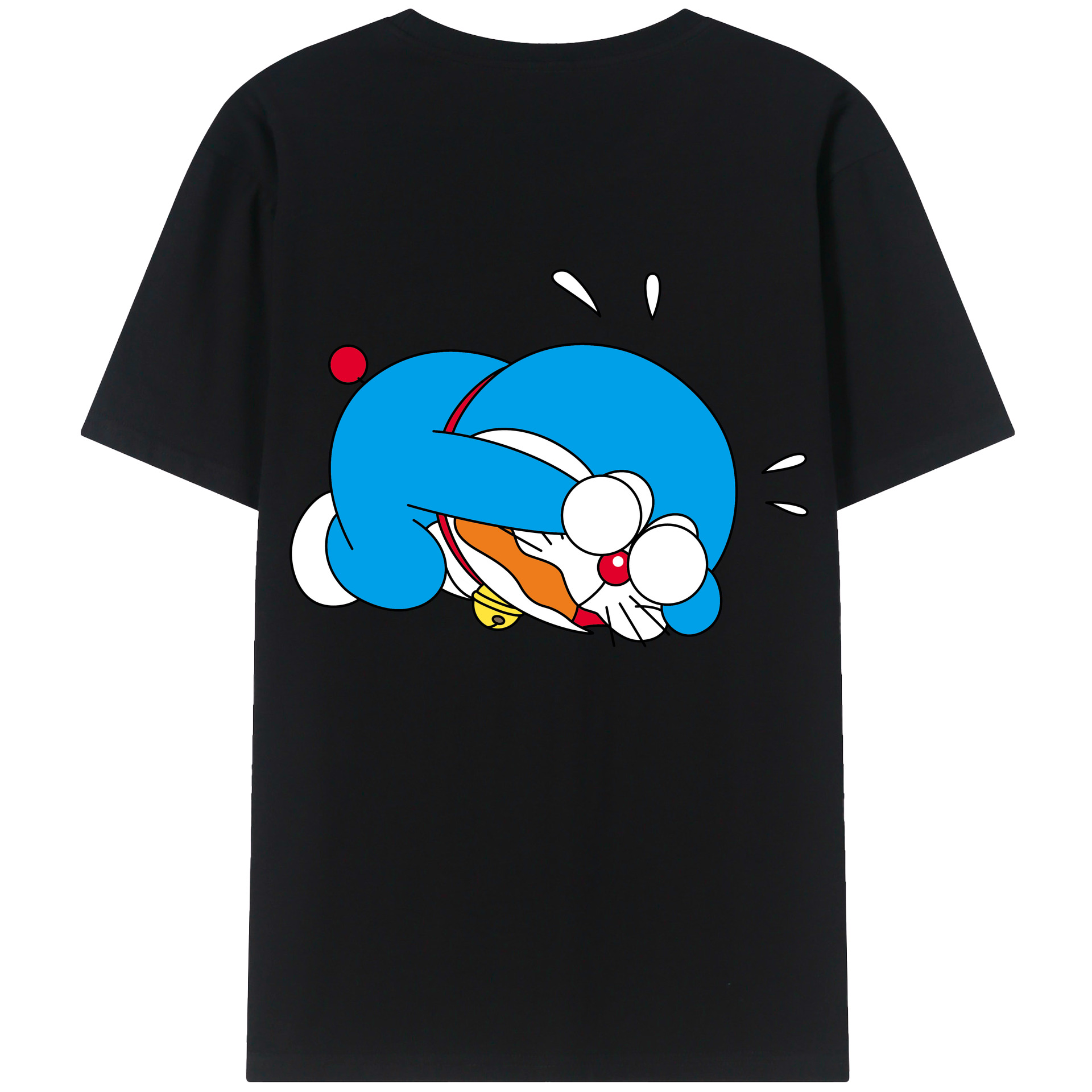 （画像用） ドラえもん Doraemon レディース半袖Tシャツ(バックプリント)