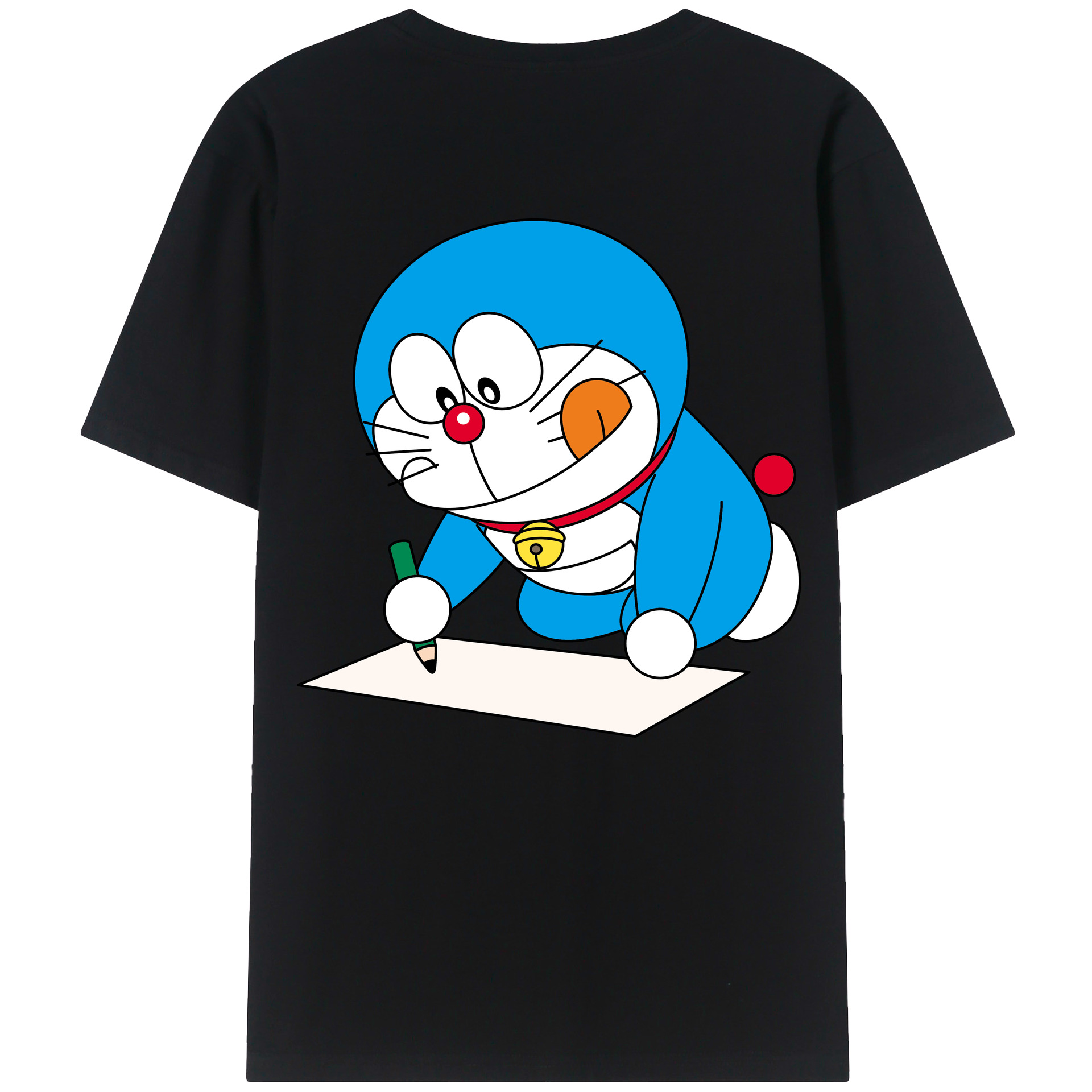 （画像用） ドラえもん Doraemon レディース半袖Tシャツ(バックプリント)