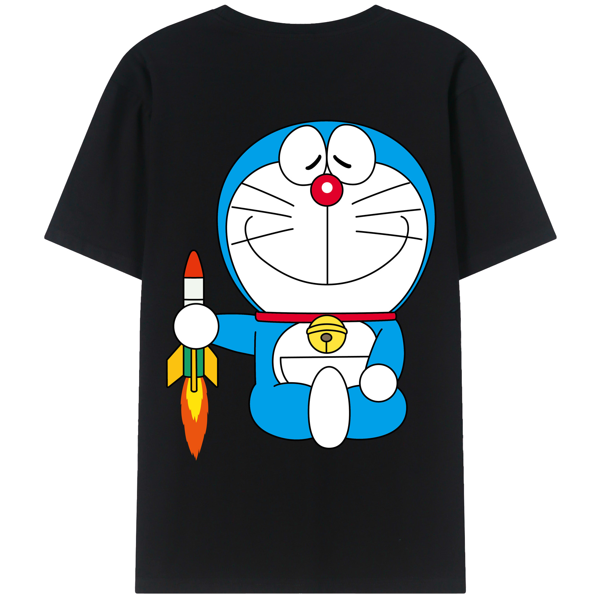 （画像用） ドラえもん Doraemon レディース半袖Tシャツ(バックプリント)