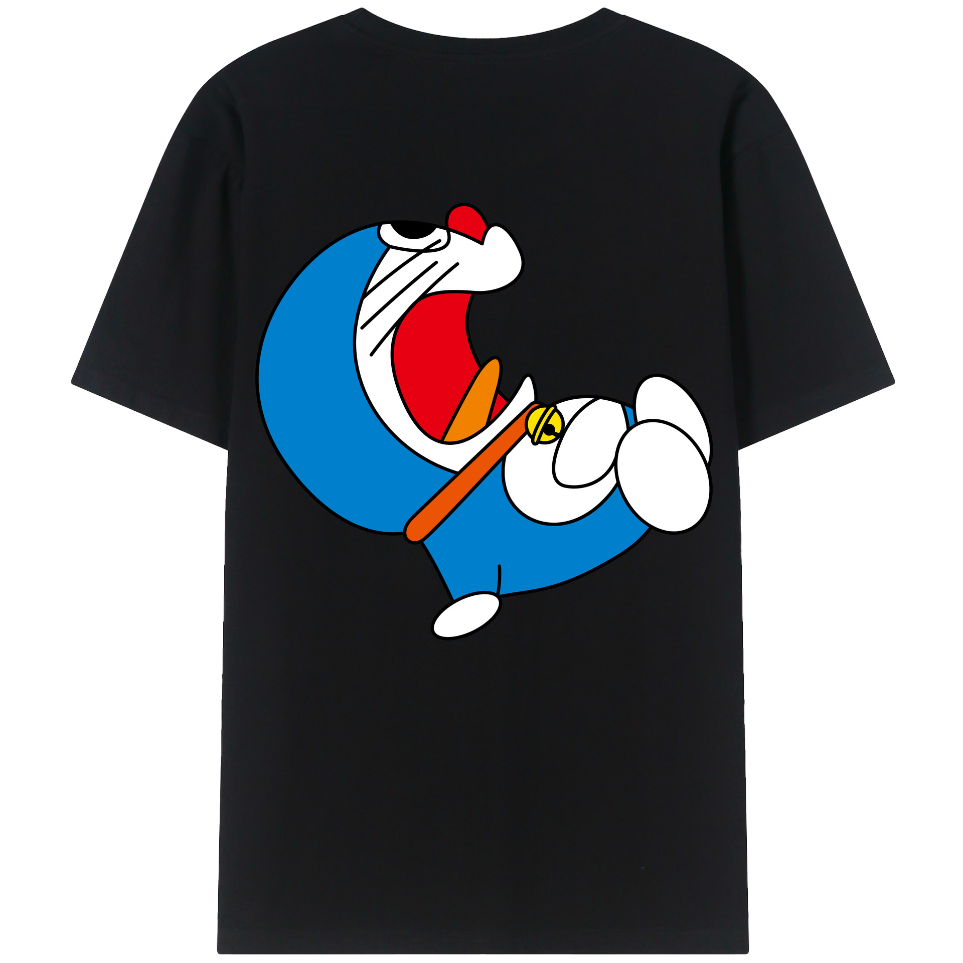 （画像用） ドラえもん Doraemon レディース半袖Tシャツ(バックプリント)