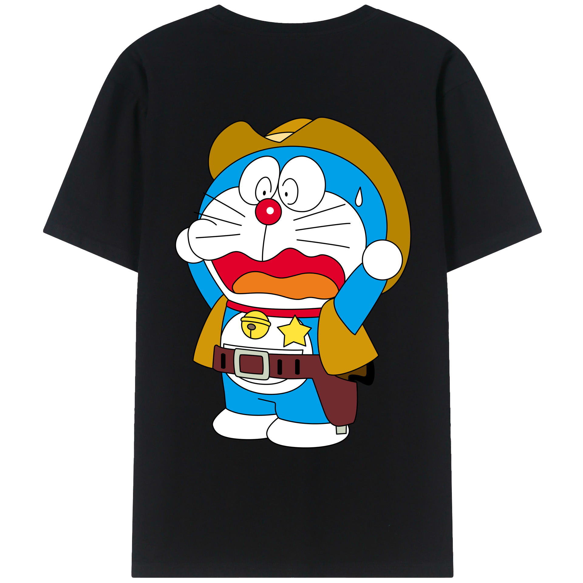 （画像用） ドラえもん Doraemon レディース半袖Tシャツ(バックプリント)