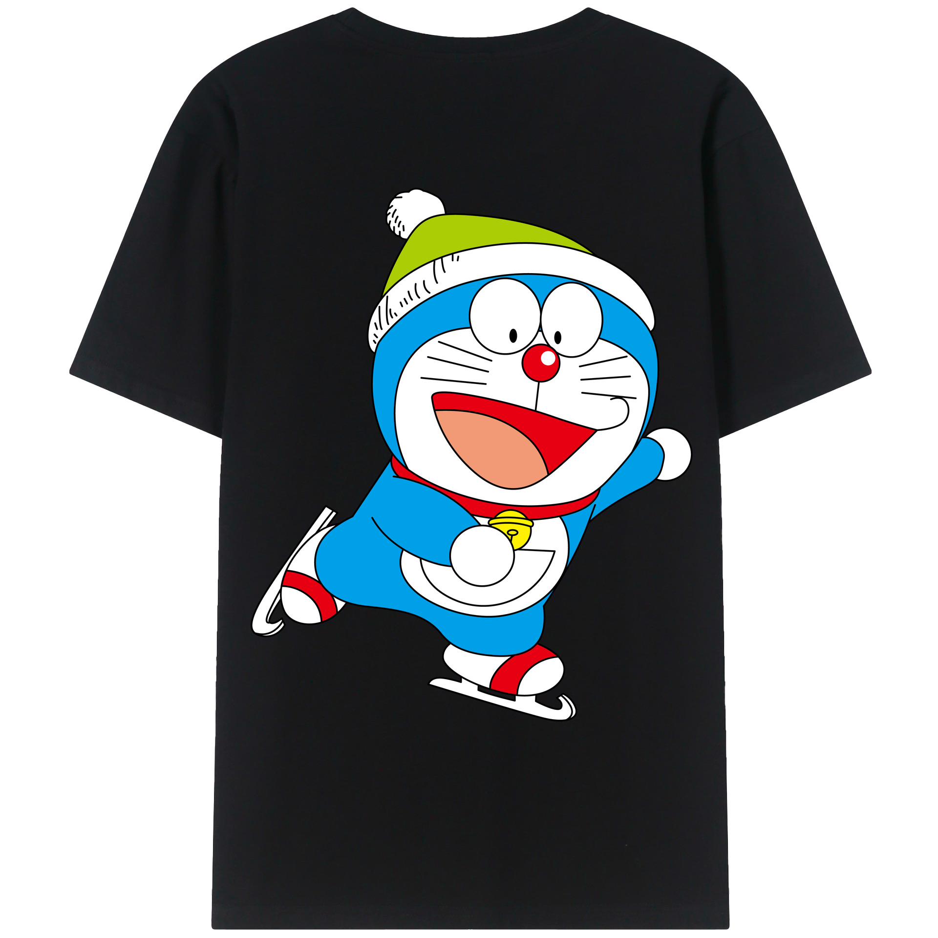 （画像用） ドラえもん Doraemon レディース半袖Tシャツ(バックプリント)