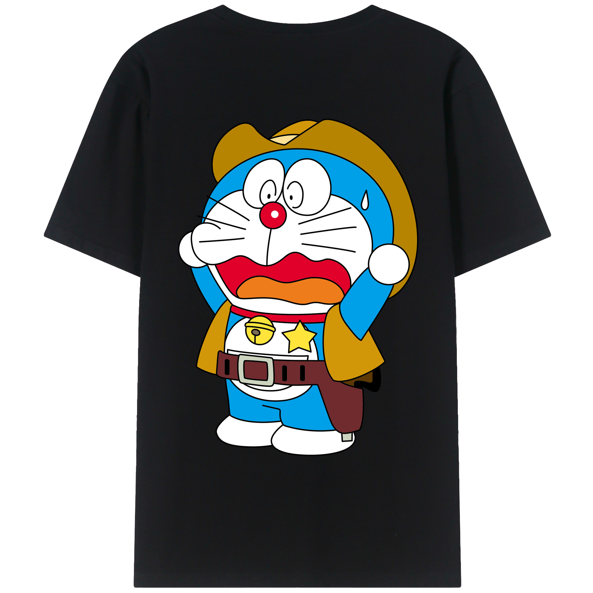（画像用） ドラえもん Doraemon レディース半袖Tシャツ(バックプリント)
