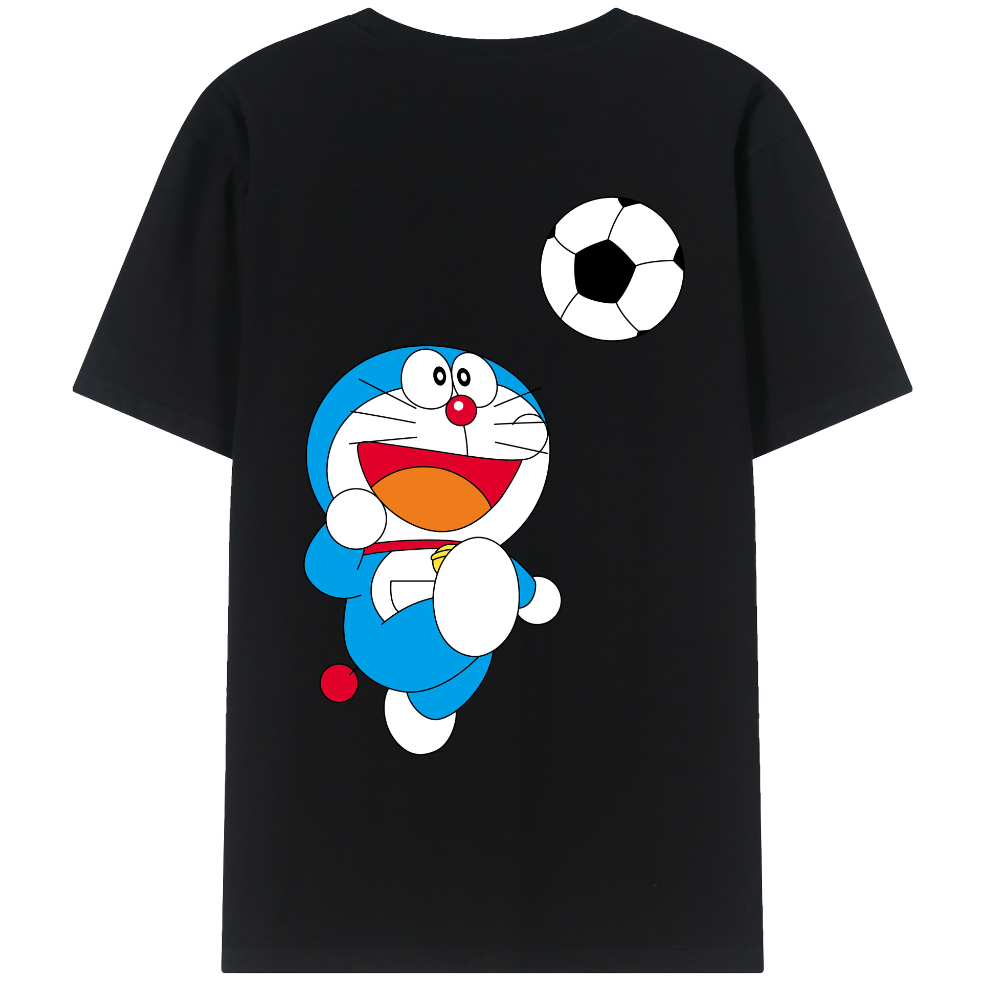 （画像用） ドラえもん Doraemon レディース半袖Tシャツ(バックプリント)