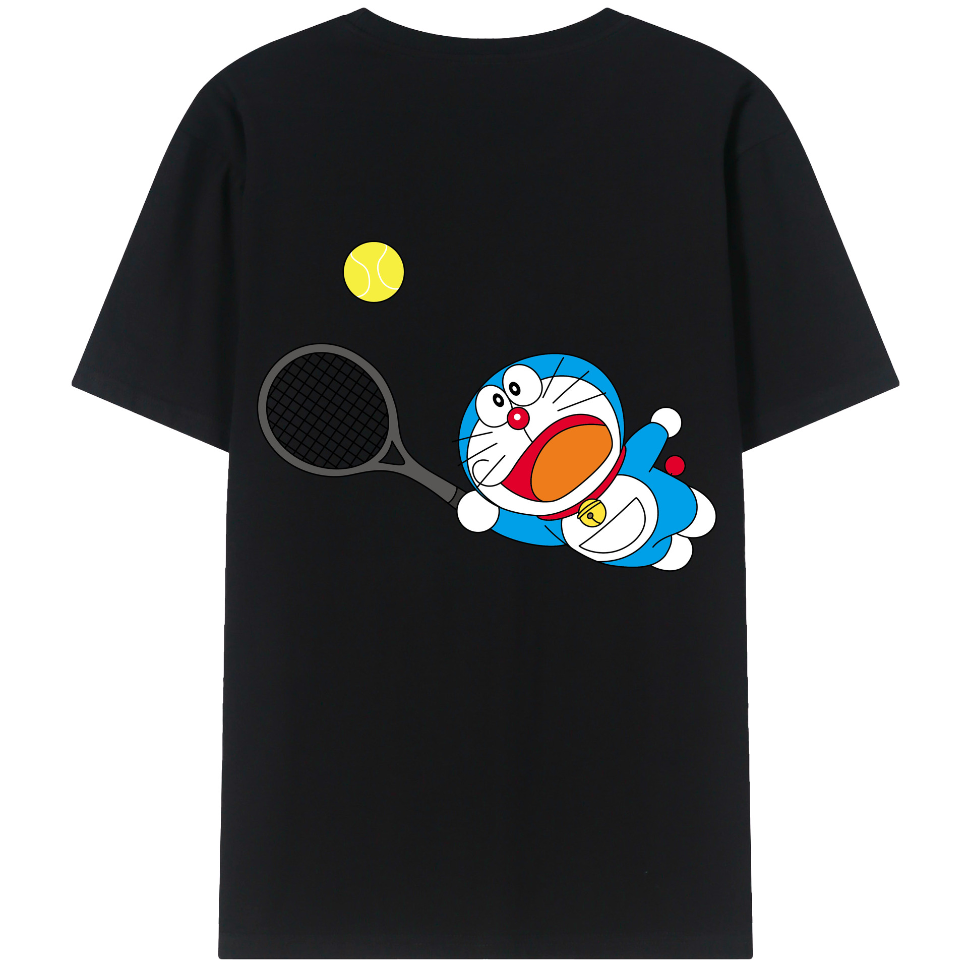 （画像用） ドラえもん Doraemon レディース半袖Tシャツ(バックプリント)