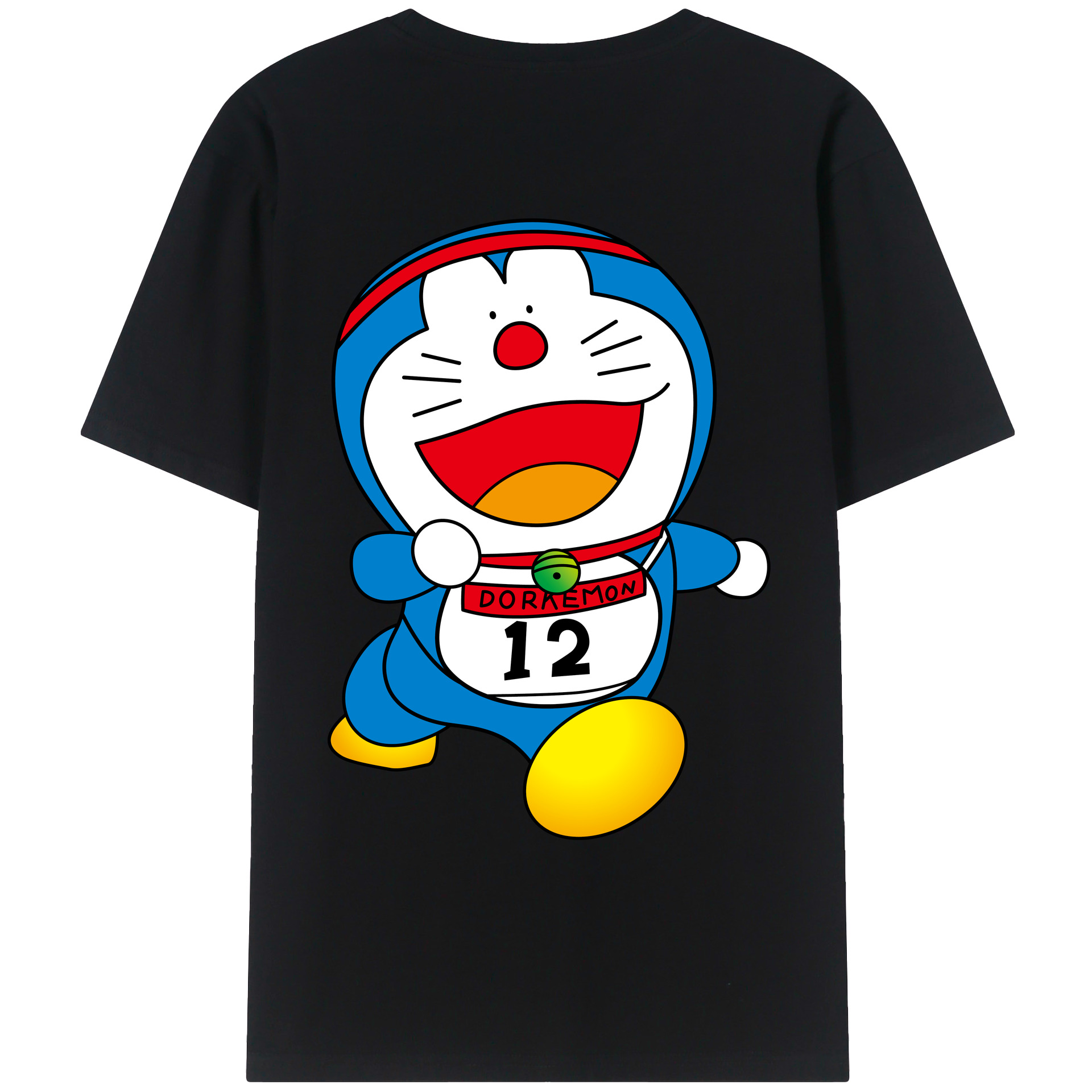 （画像用） ドラえもん Doraemon レディース半袖Tシャツ(バックプリント)