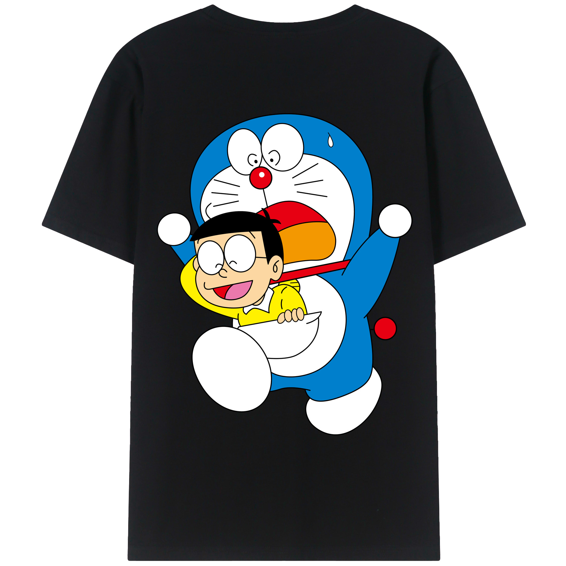 （画像用） ドラえもん Doraemon レディース半袖Tシャツ(バックプリント)