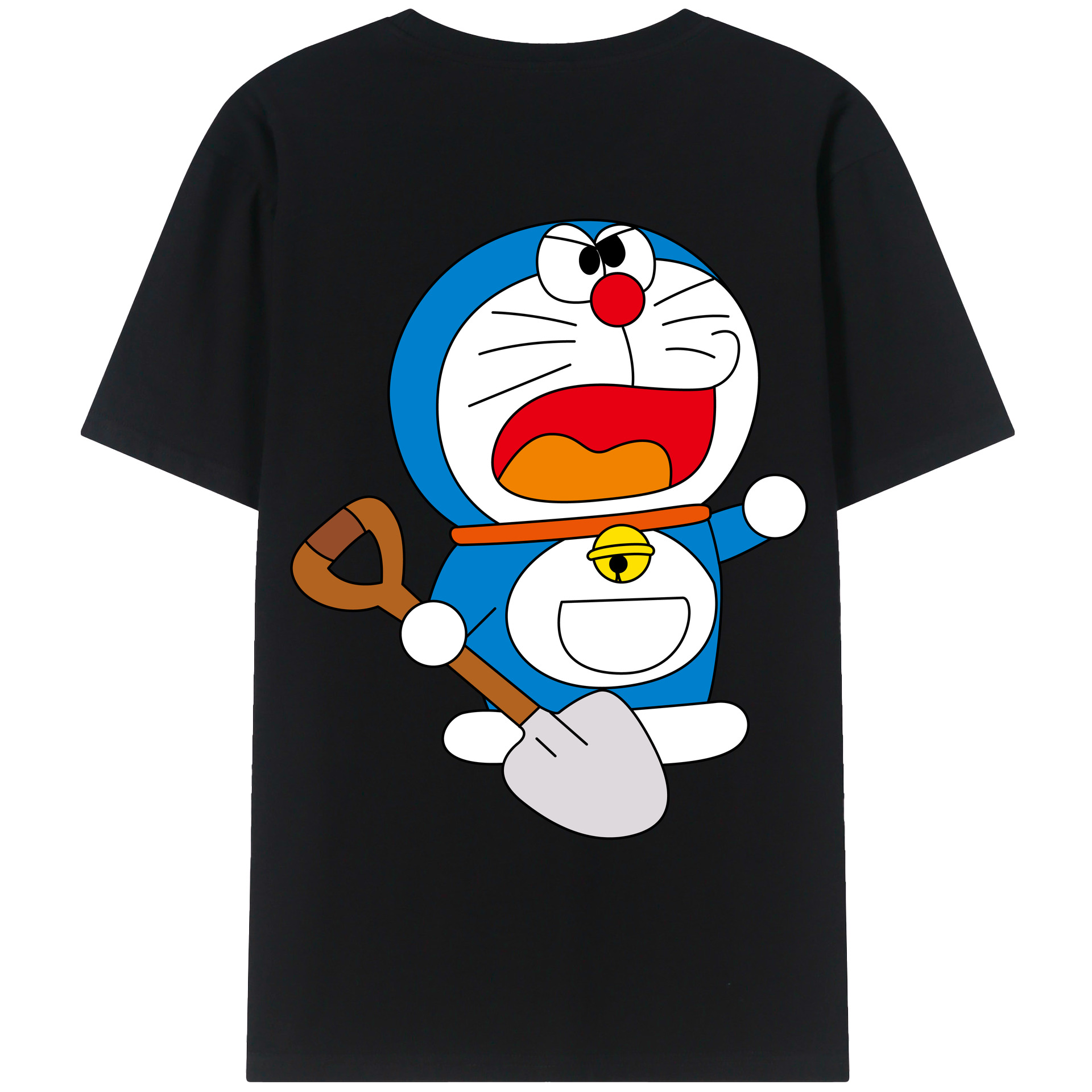 （画像用） ドラえもん Doraemon レディース半袖Tシャツ(バックプリント)