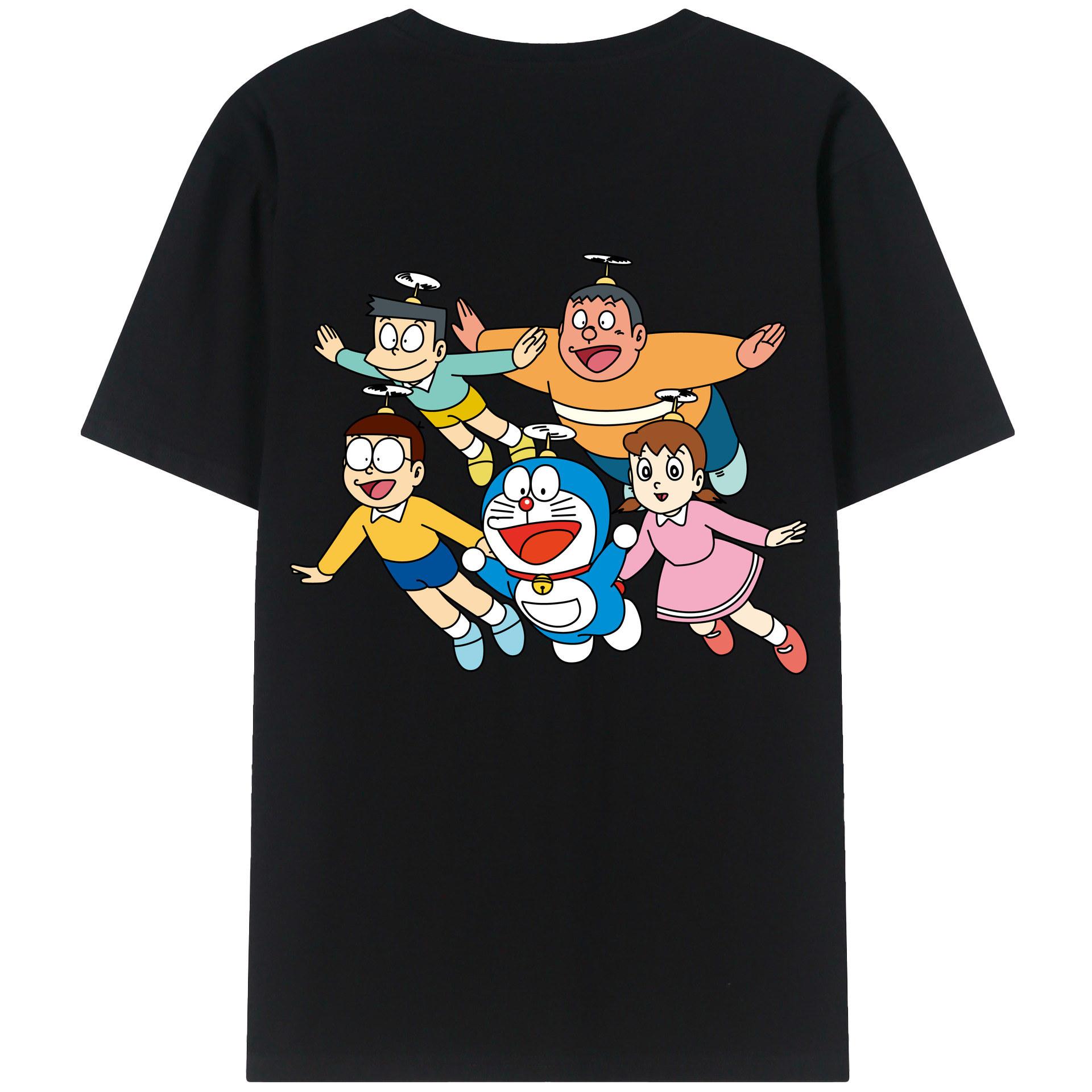 （画像用） ドラえもん 骨川 スネ夫 Doraemon Honekawa Suneo レディース半袖Tシャツ(バックプリント)