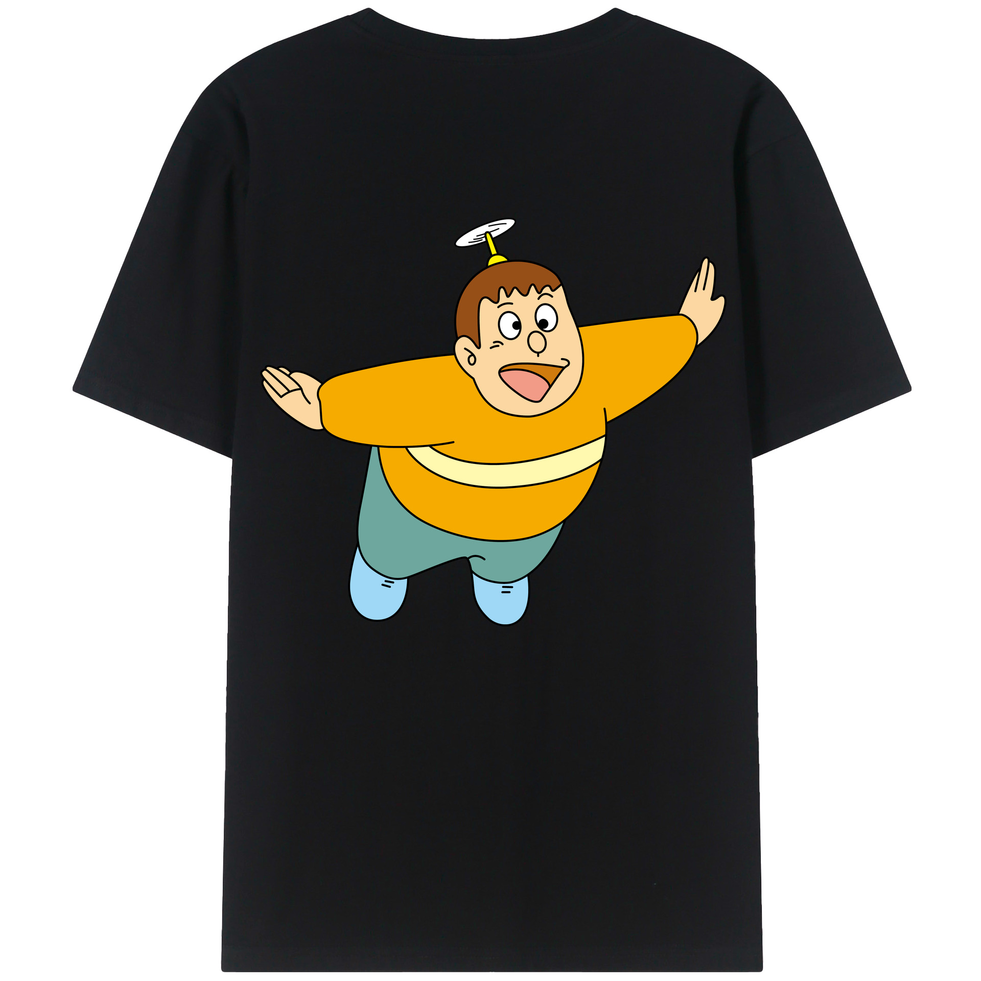 （画像用） ドラえもん 剛田武 Doraemon Gouta Takeshi レディース半袖Tシャツ(バックプリント)