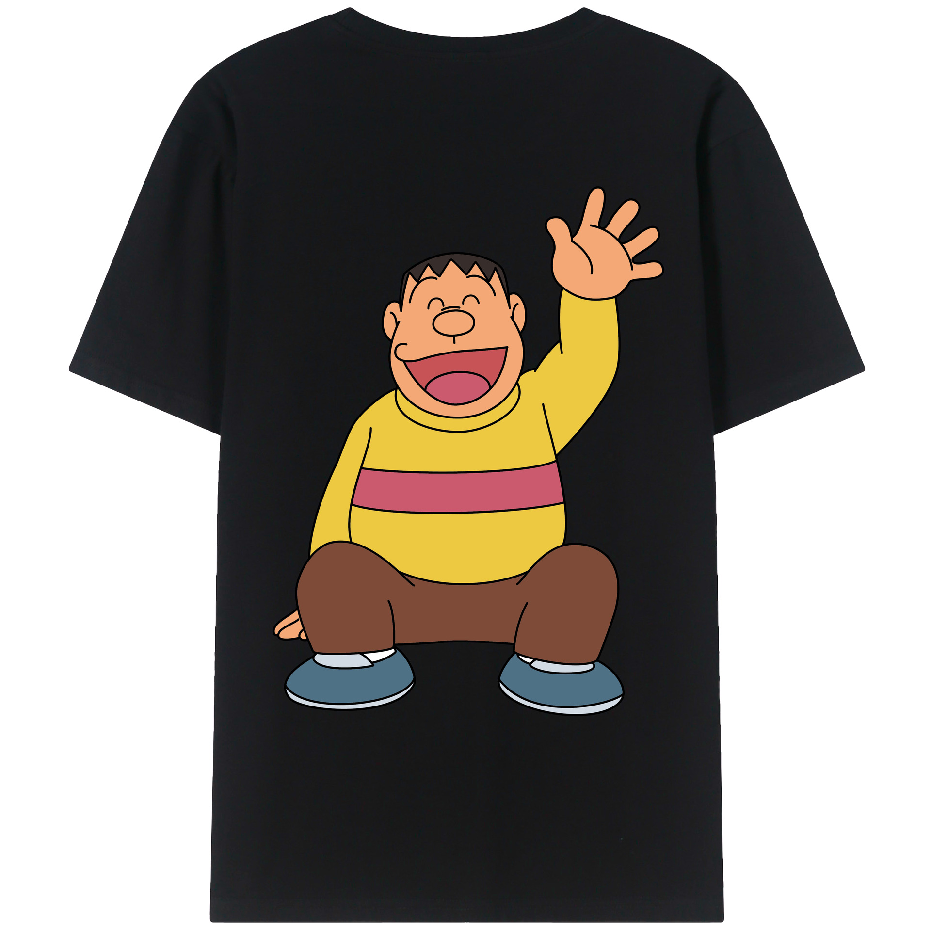 （画像用） ドラえもん 剛田武 Doraemon Gouta Takeshi レディース半袖Tシャツ(バックプリント)