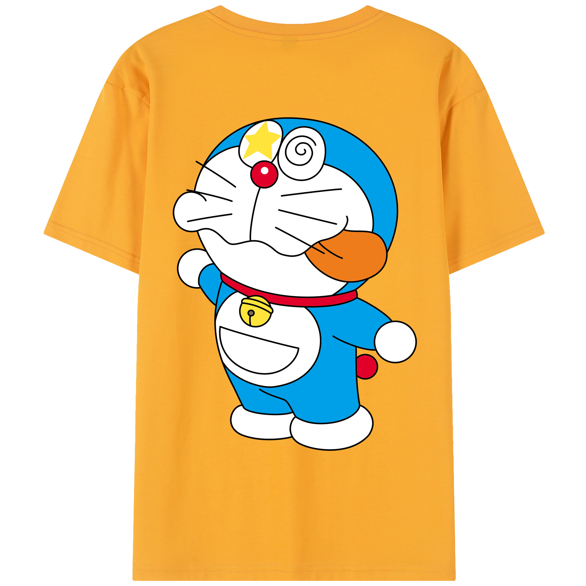 （画像用） ドラえもん Doraemon レディース半袖Tシャツ(バックプリント)