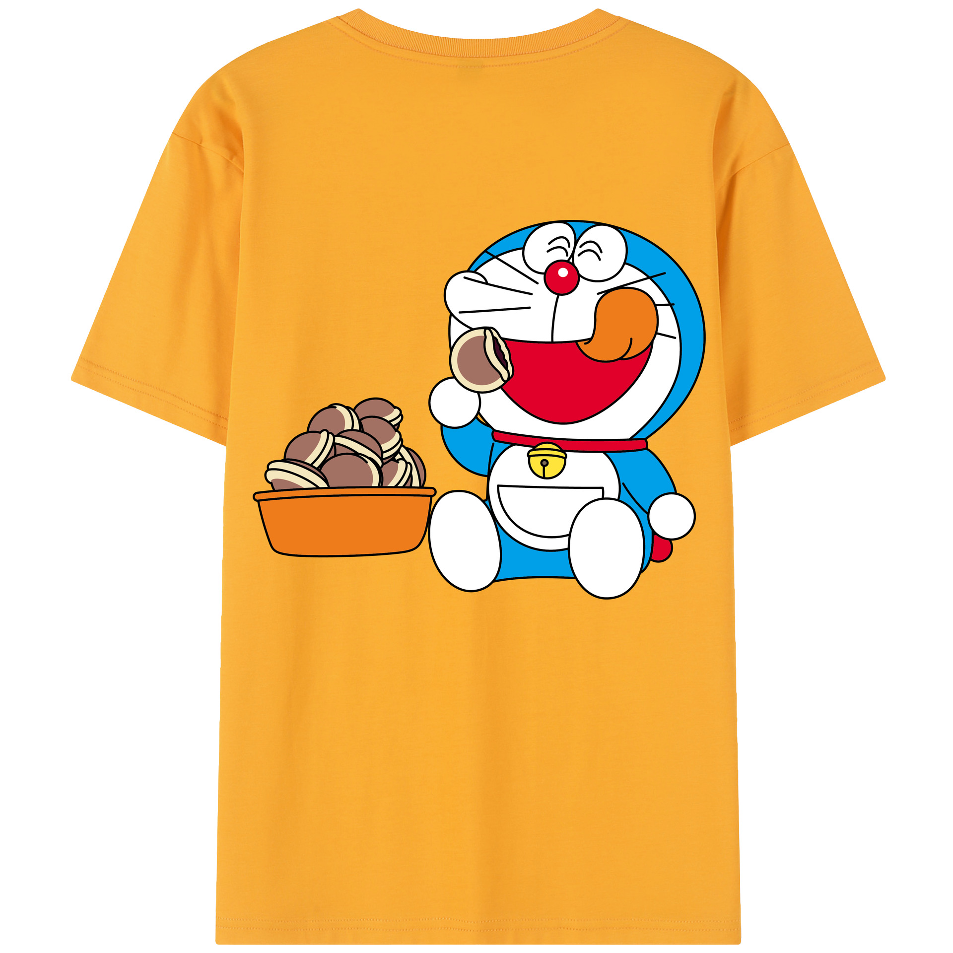 （画像用） ドラえもん Doraemon レディース半袖Tシャツ(バックプリント)