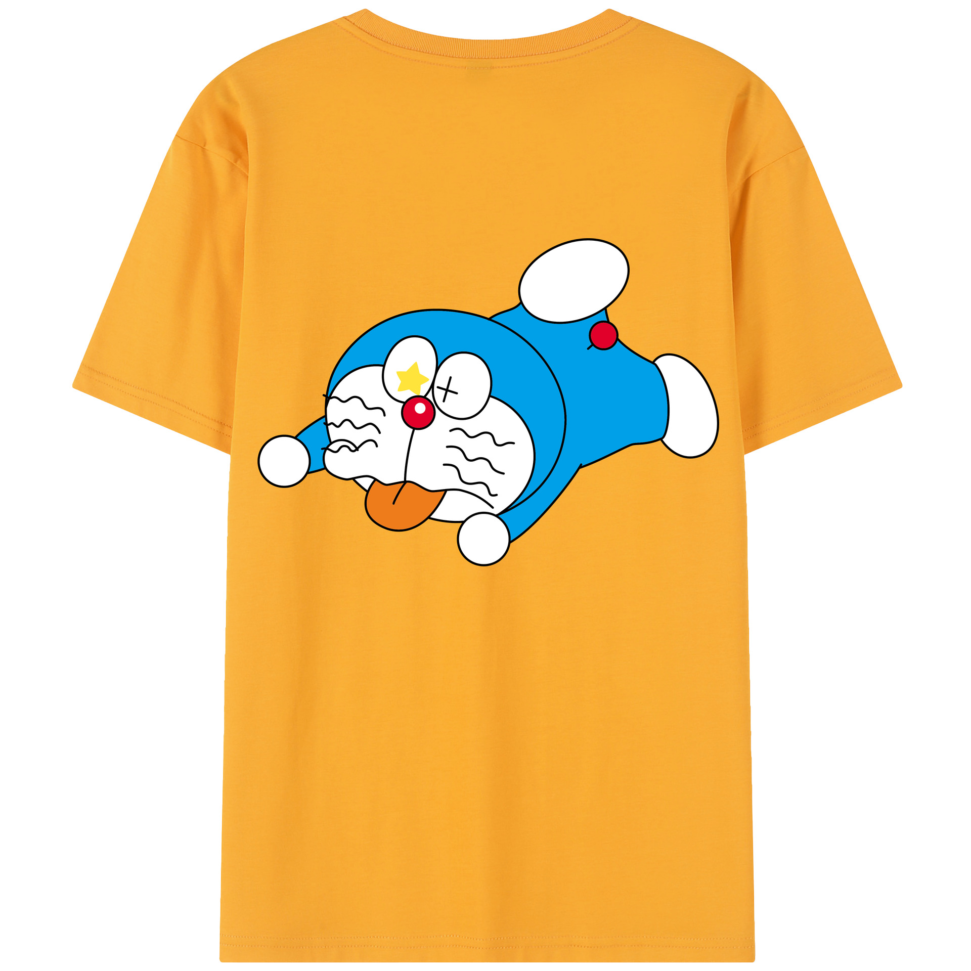 （画像用） ドラえもん Doraemon レディース半袖Tシャツ(バックプリント)