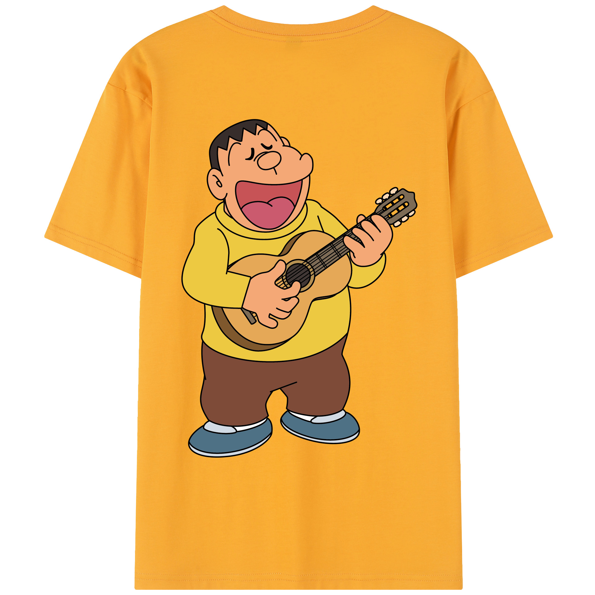 （画像用） ドラえもん 剛田武 Doraemon Gouta Takeshi レディース半袖Tシャツ(バックプリント)