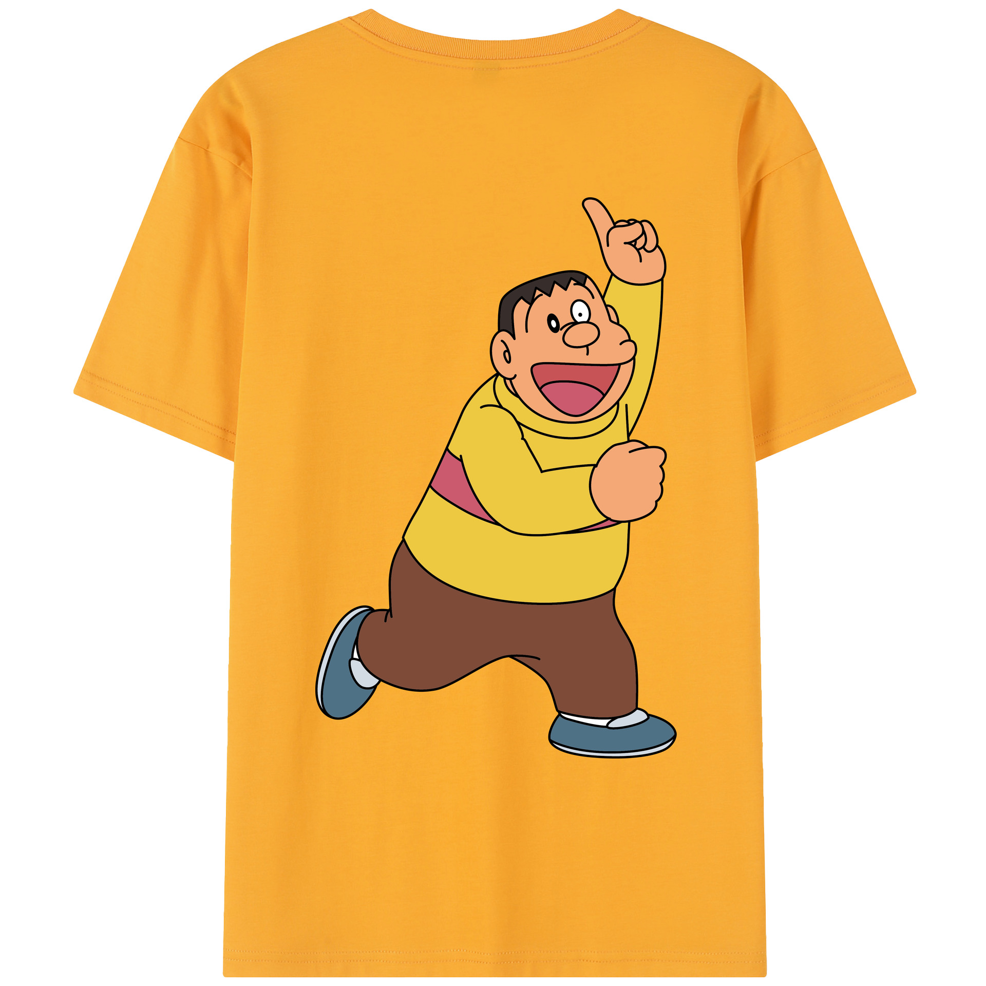 （画像用） ドラえもん 剛田武 Doraemon Gouta Takeshi レディース半袖Tシャツ(バックプリント)