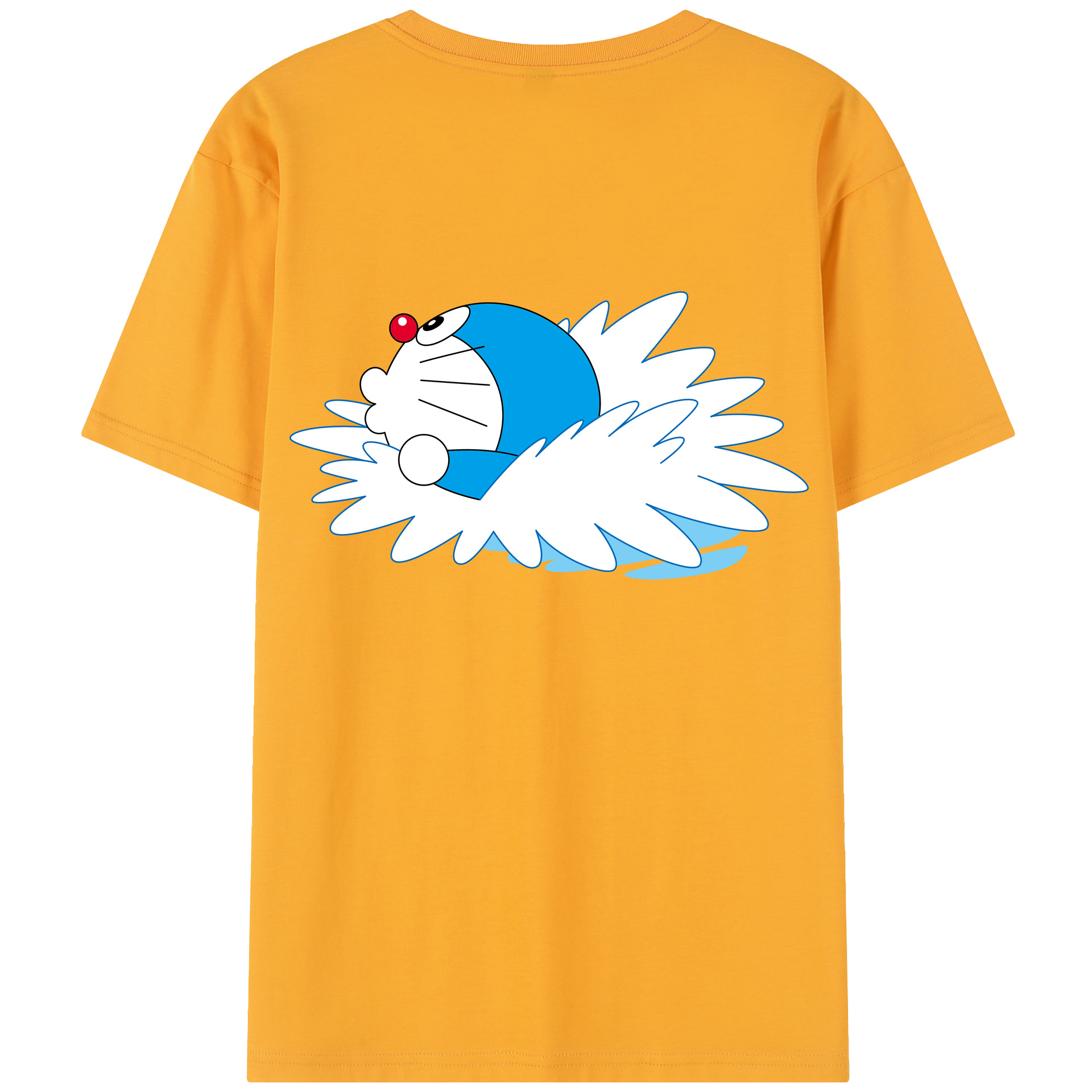 （画像用） ドラえもん Doraemon レディース半袖Tシャツ(バックプリント)