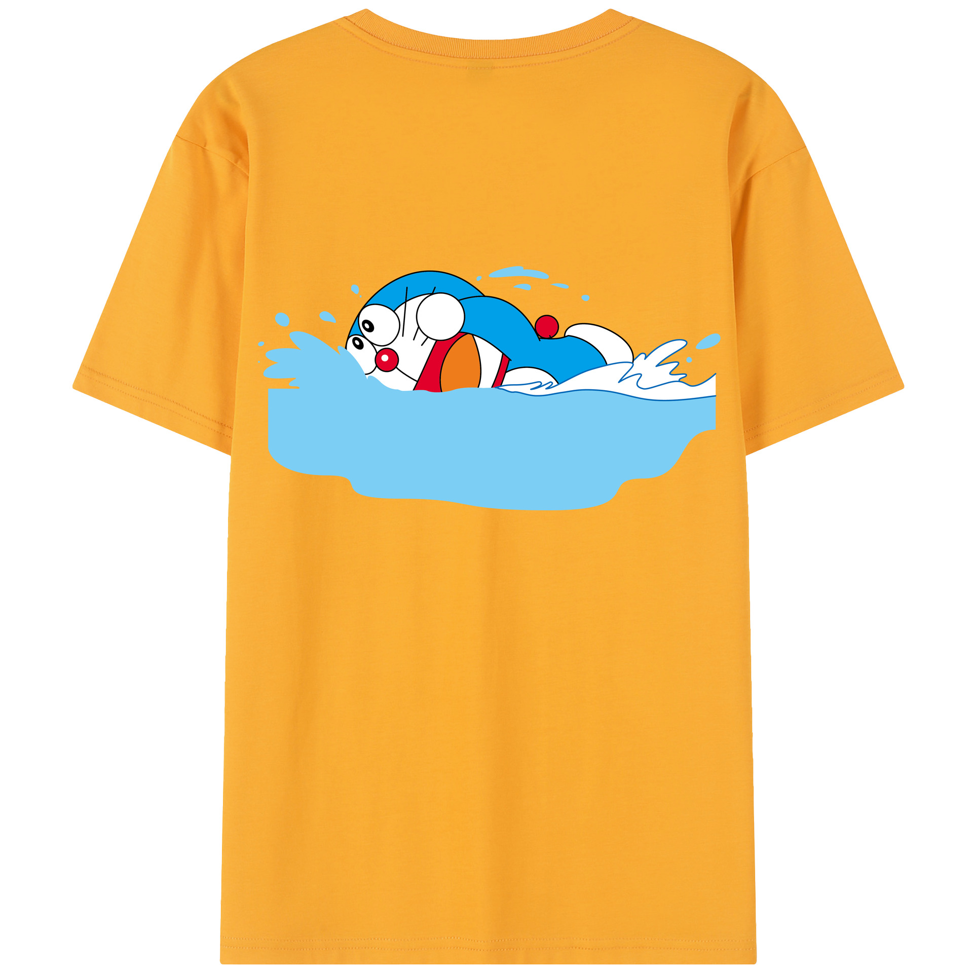 （画像用） ドラえもん Doraemon レディース半袖Tシャツ(バックプリント)
