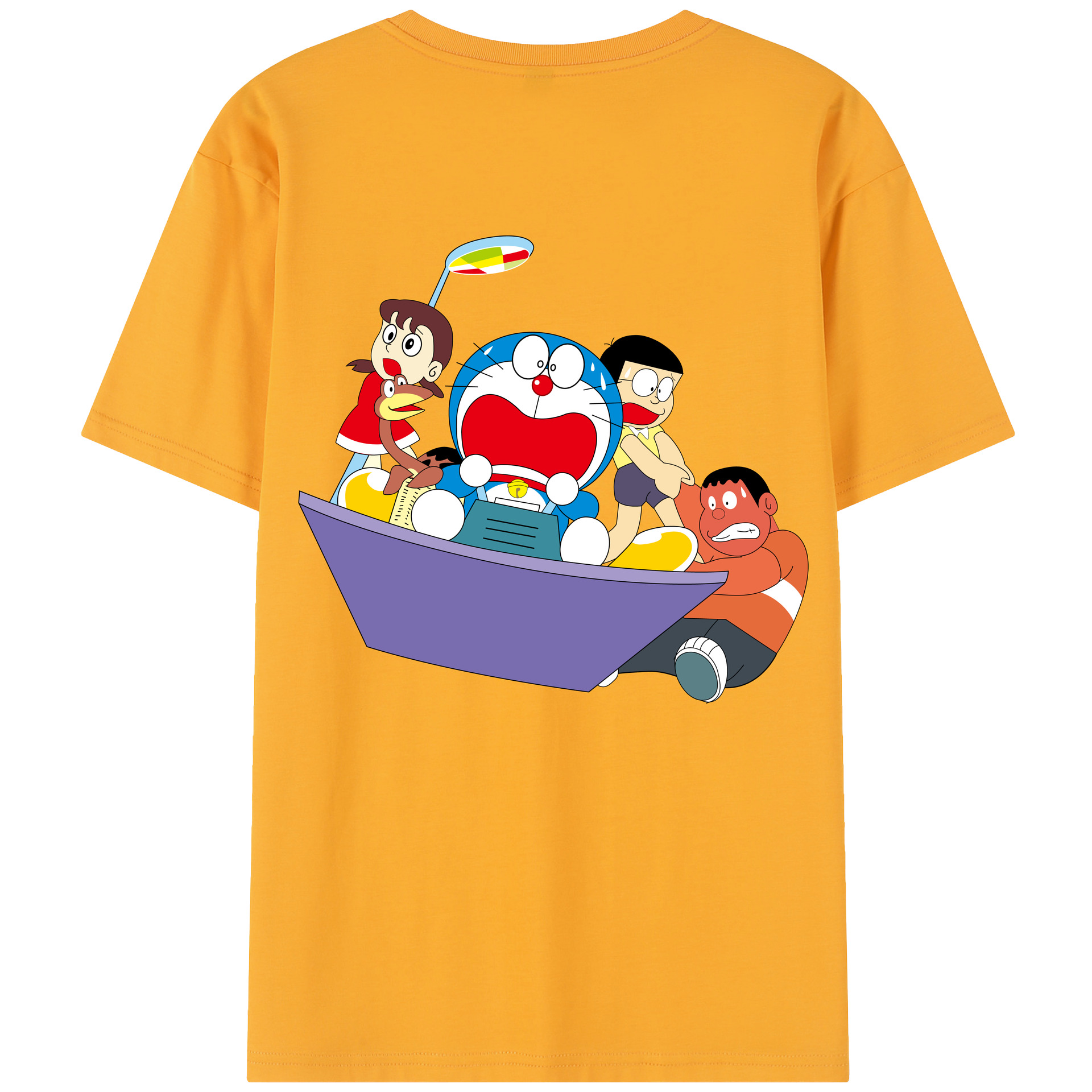 （画像用） ドラえもん Doraemon レディース半袖Tシャツ(バックプリント)