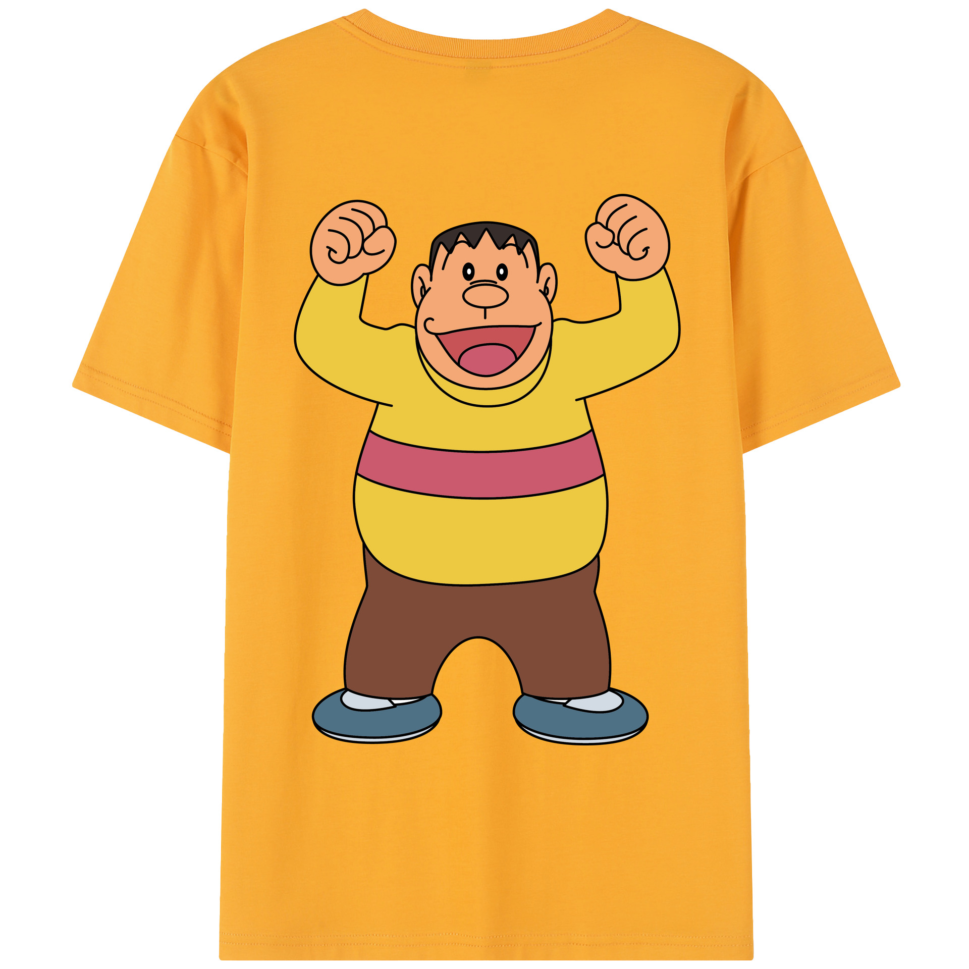 （画像用） ドラえもん 剛田武 Doraemon Gouta Takeshi レディース半袖Tシャツ(バックプリント)