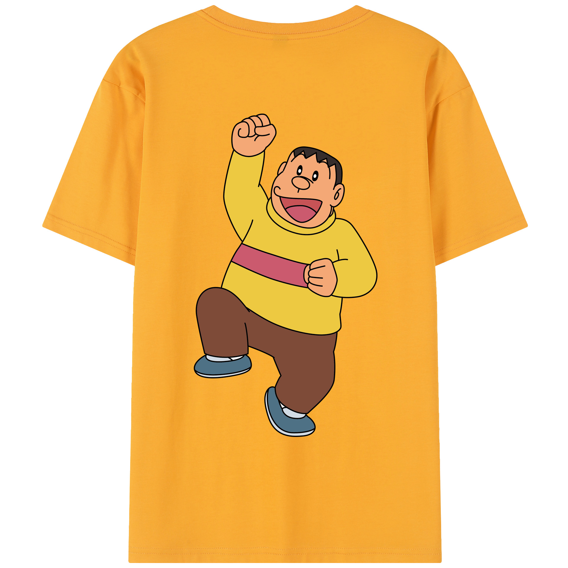 （画像用） ドラえもん 剛田武 Doraemon Gouta Takeshi レディース半袖Tシャツ(バックプリント)