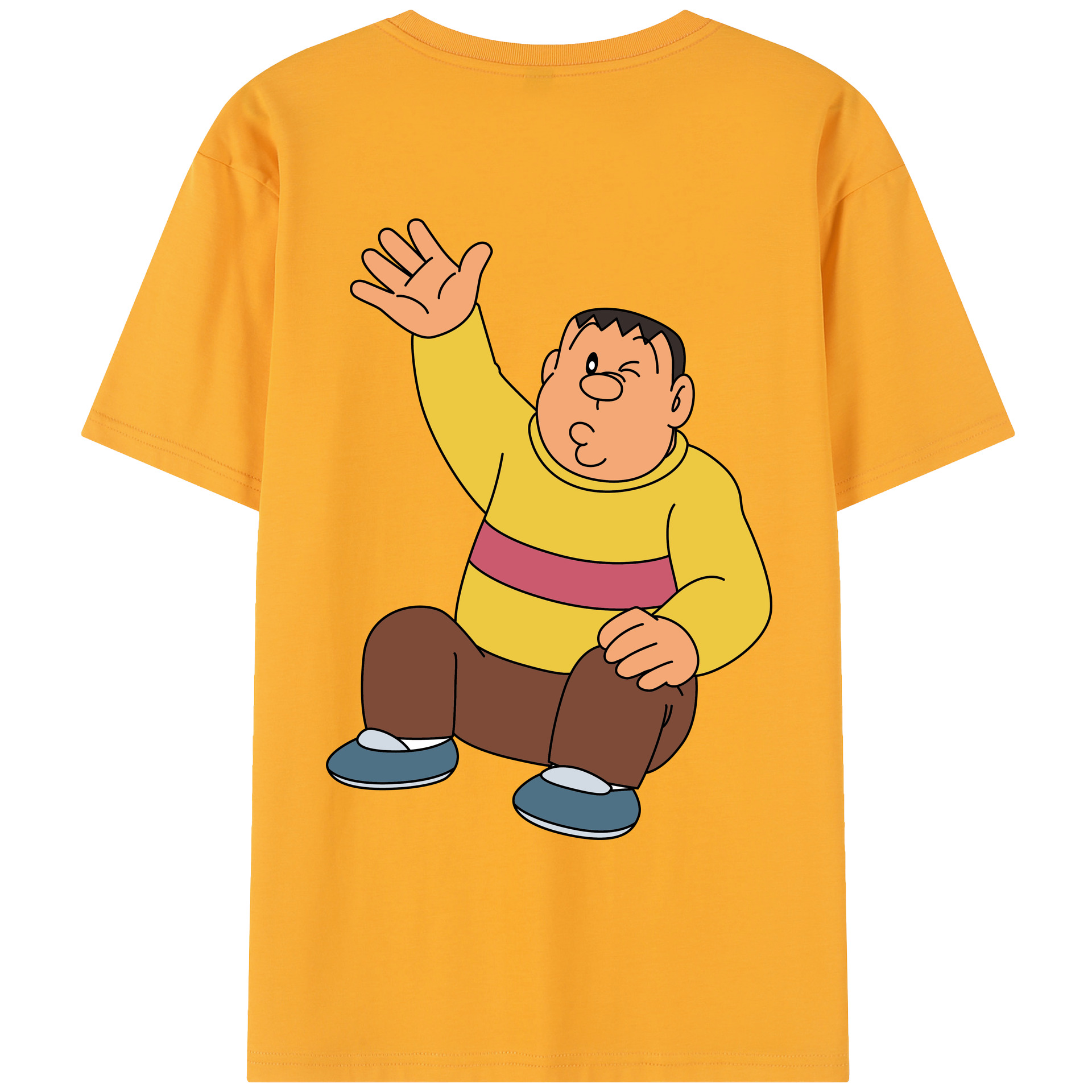 （画像用） ドラえもん 剛田武 Doraemon Gouta Takeshi レディース半袖Tシャツ(バックプリント)