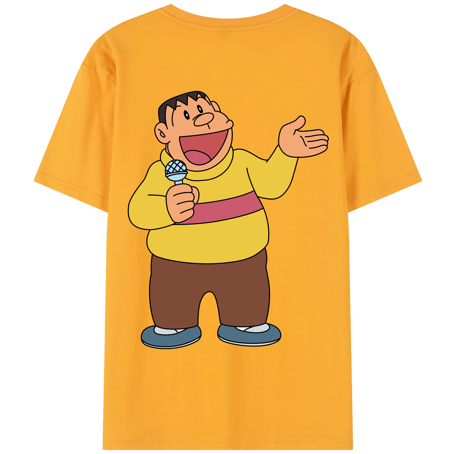 （画像用） ドラえもん 剛田武 Doraemon Gouta Takeshi レディース半袖Tシャツ(バックプリント)
