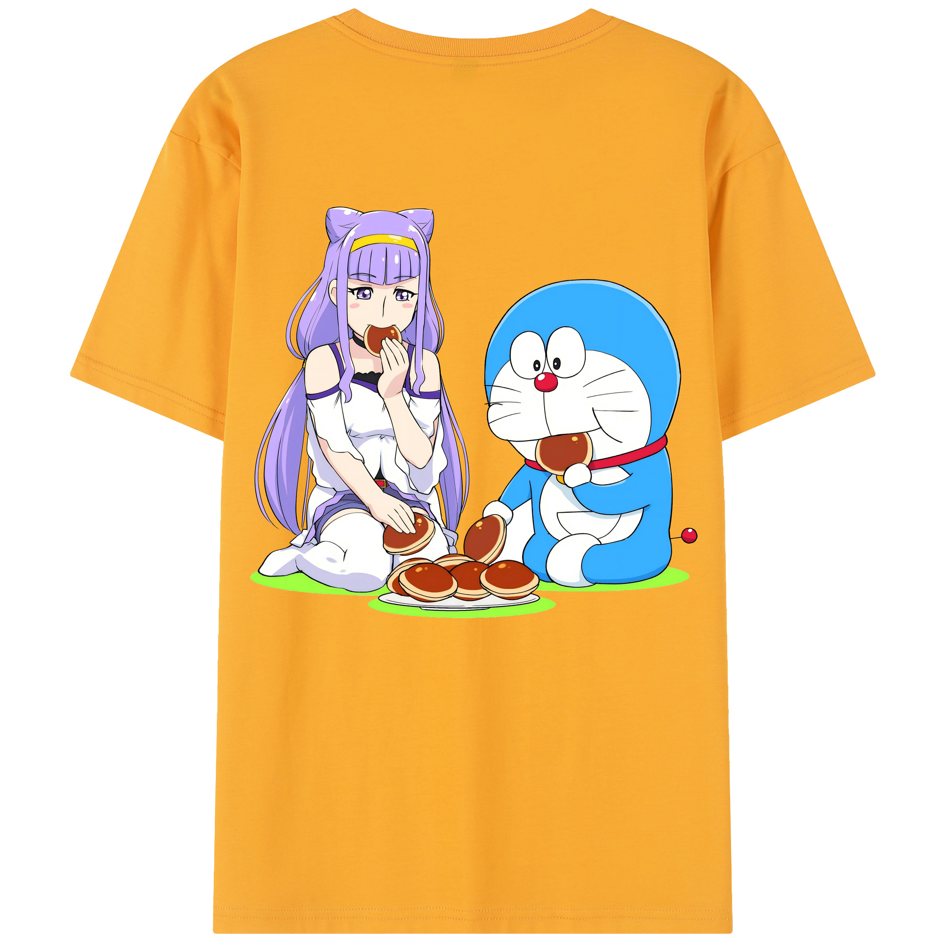 （画像用） ドラえもん Doraemon レディース半袖Tシャツ(バックプリント)